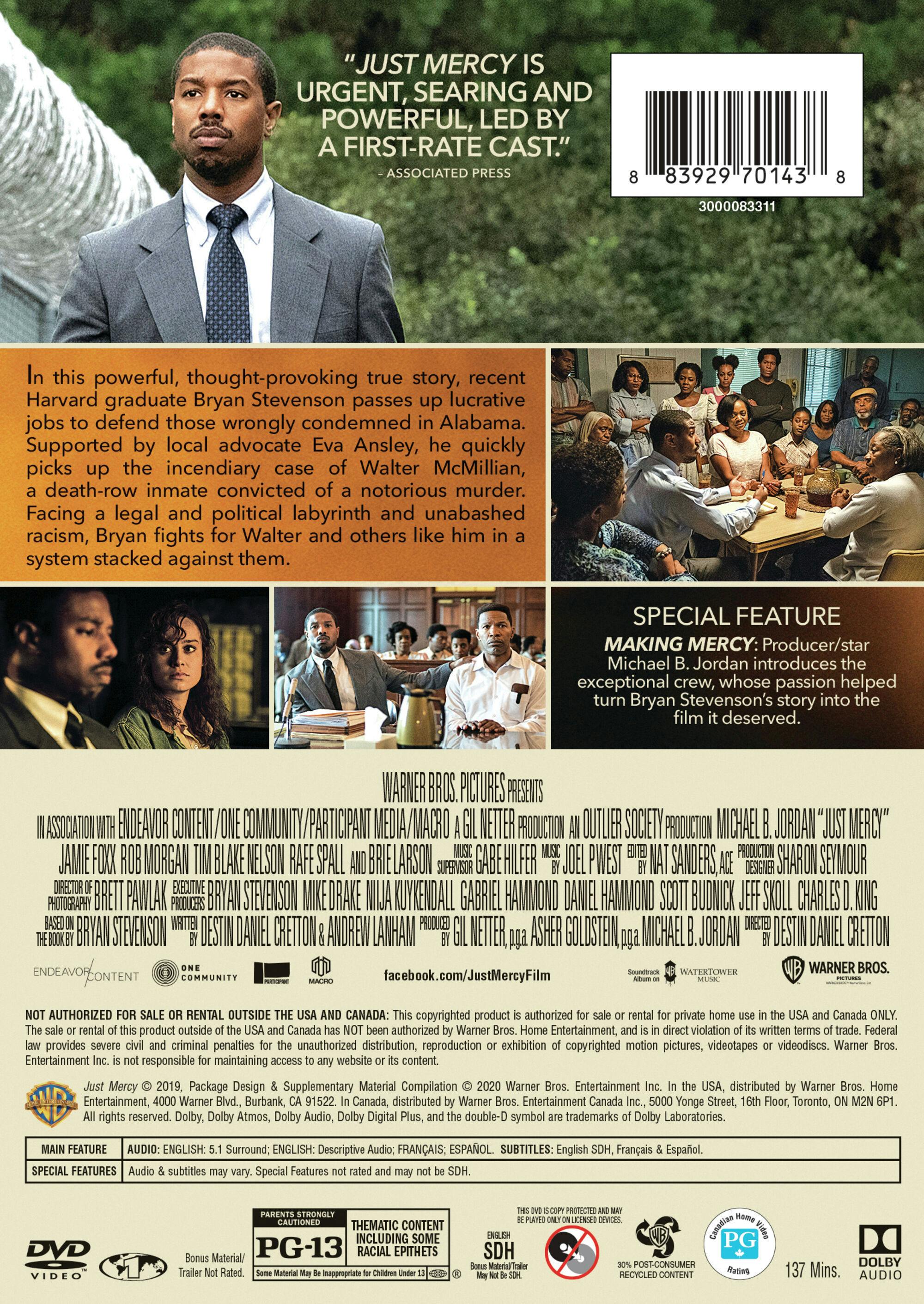 Just Mercy [DVD] - Image 2