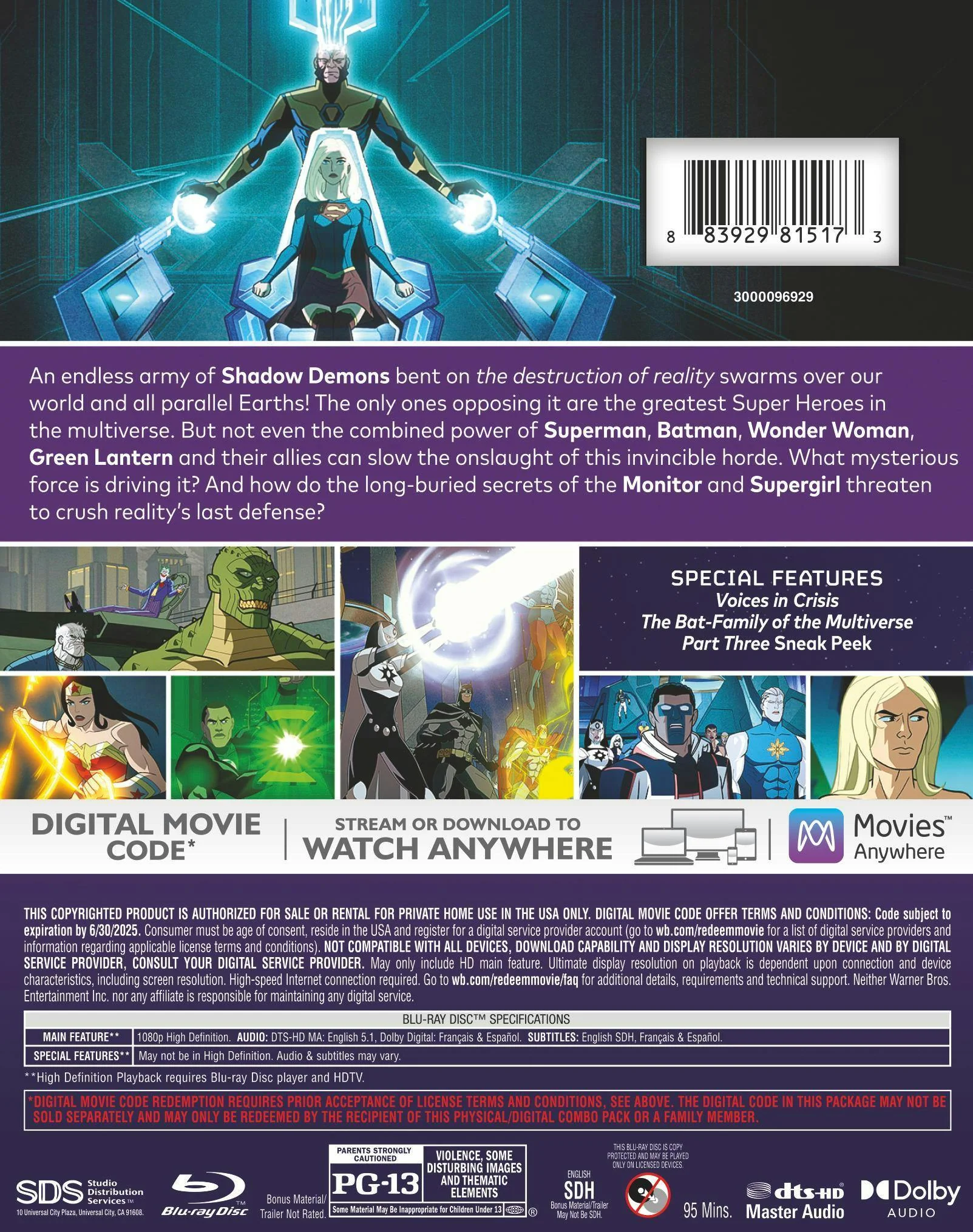Justice League: Crisis on Infinite Earths Part 2 [Blu-ray] - Image 3