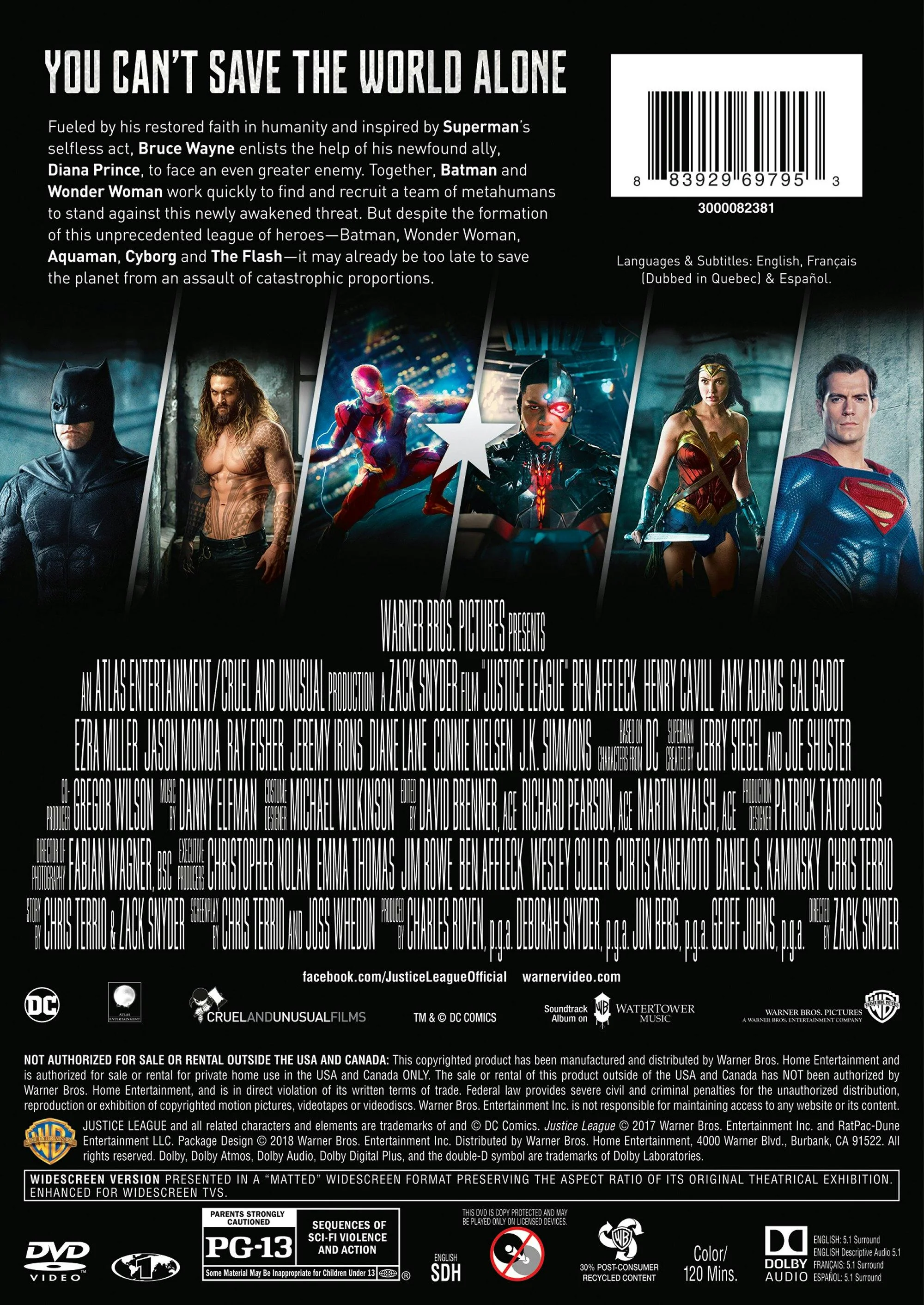 Justice League [DVD] - Image 2