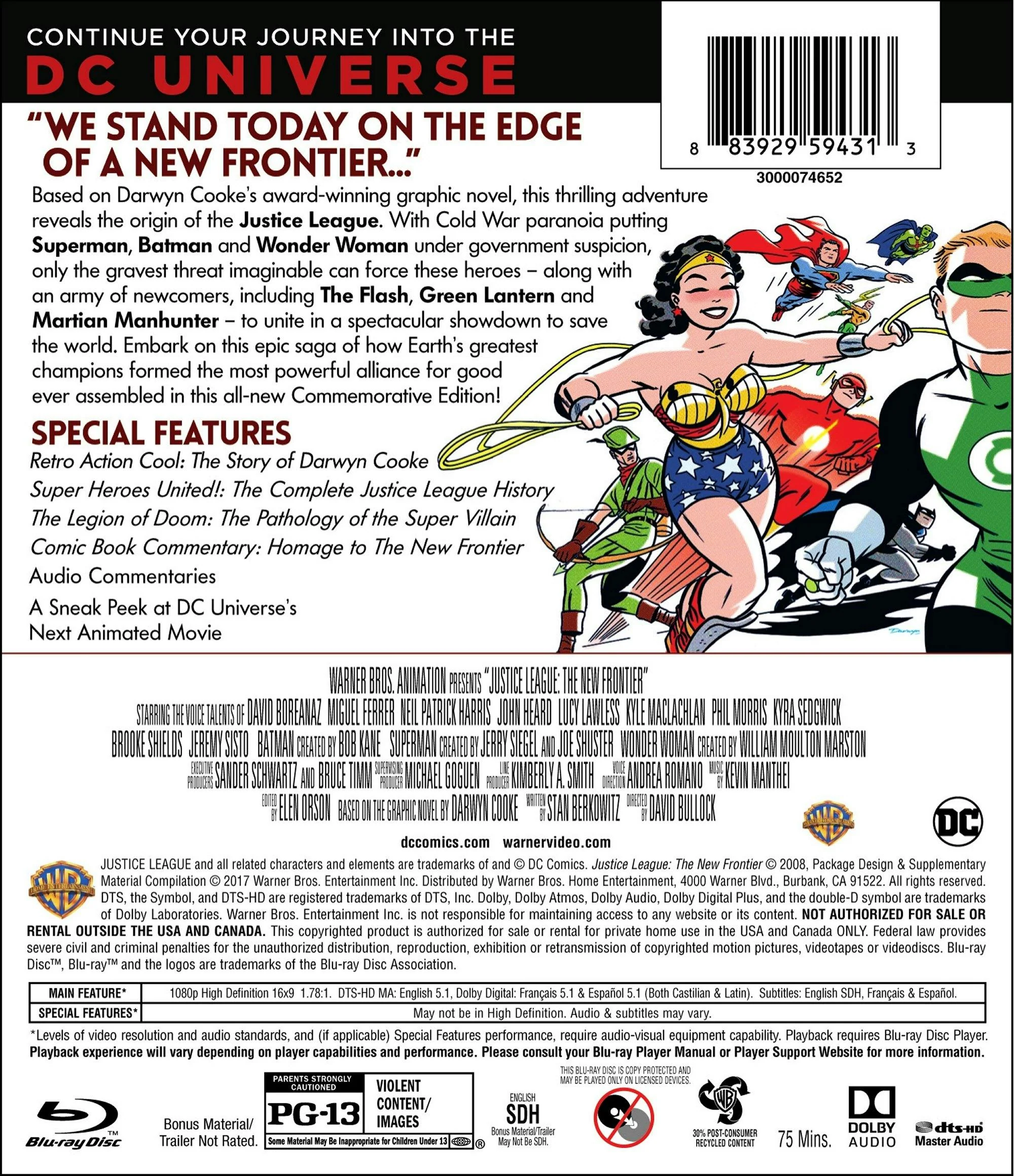 Justice League: The New Frontier (Blu-ray Commemorative Edition) [Blu-ray] - Image 2