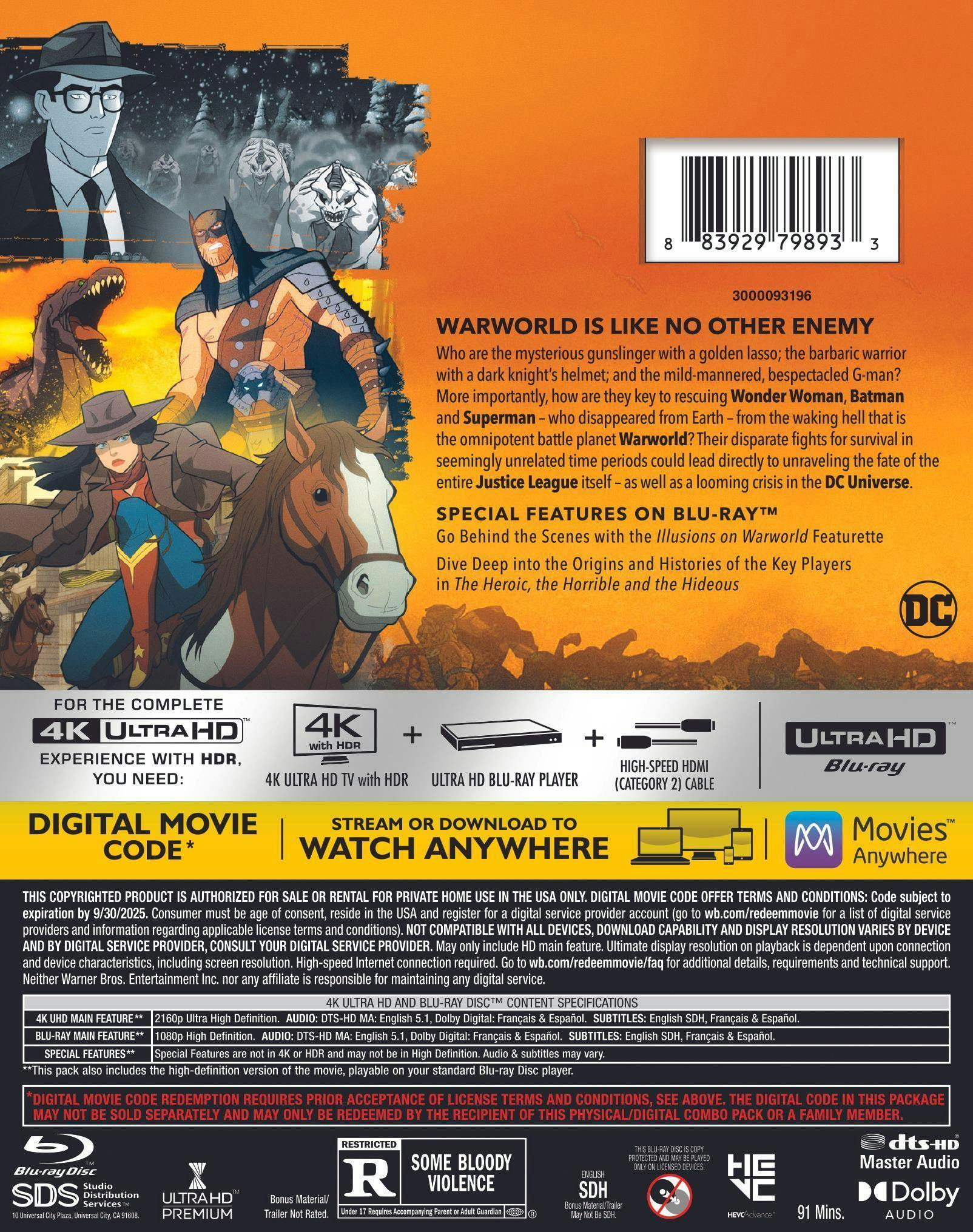 Justice League: Warworld (4K Ultra HD + Blu-ray) [UHD] - Image 3