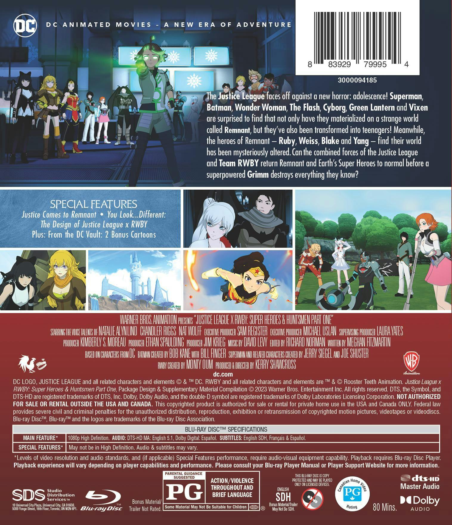 Justice League X RWBY: Super Heroes and Huntsmen - Part One (Blu-ray) [Blu-ray] - Image 3