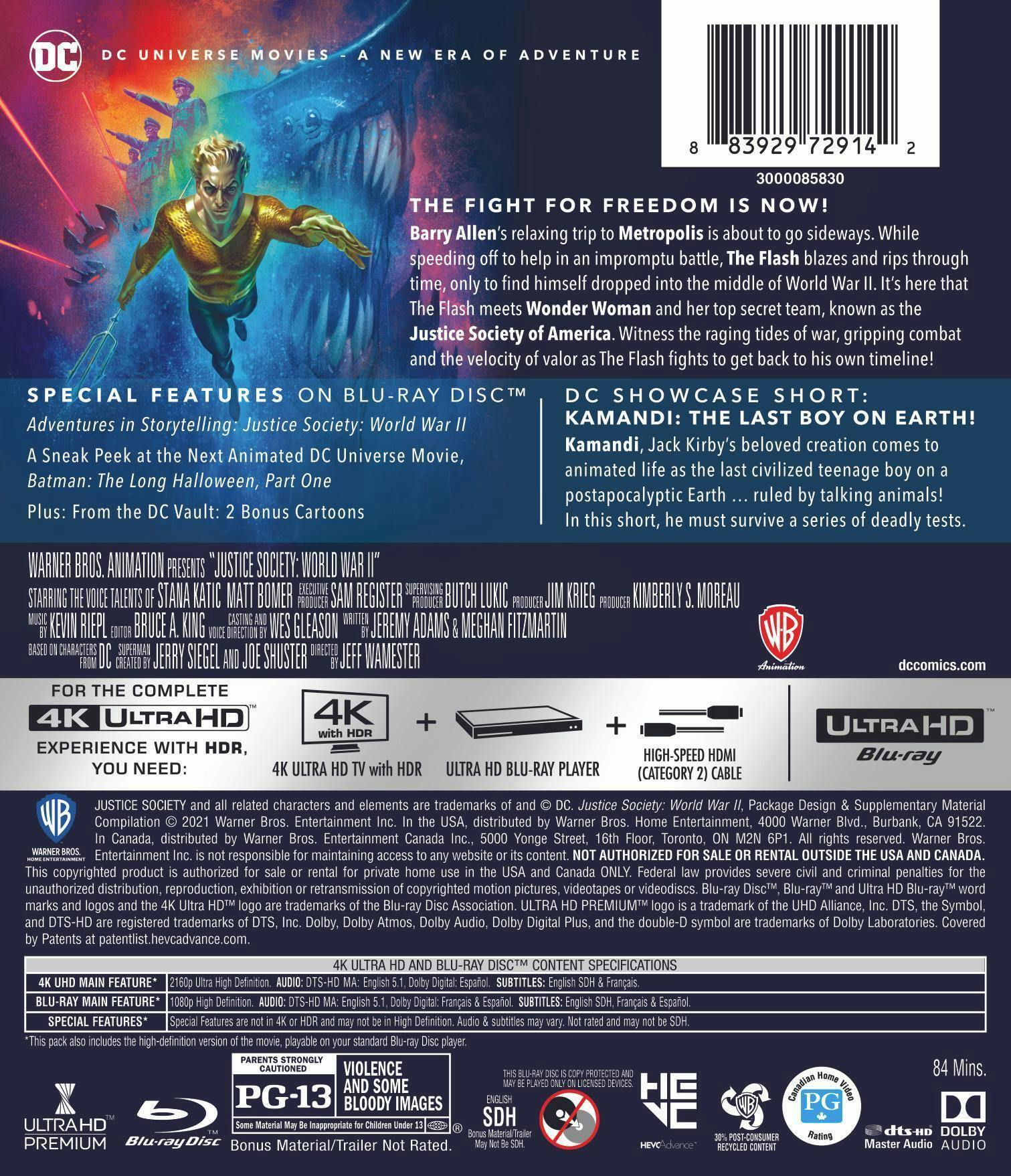 Justice Society: World War II (4K Ultra HD + Blu-ray) [UHD] - Image 2