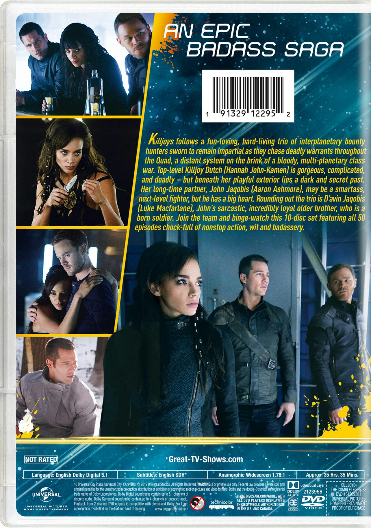 Killjoys: Seasons One - Five (DVD Set) [DVD] - Image 2