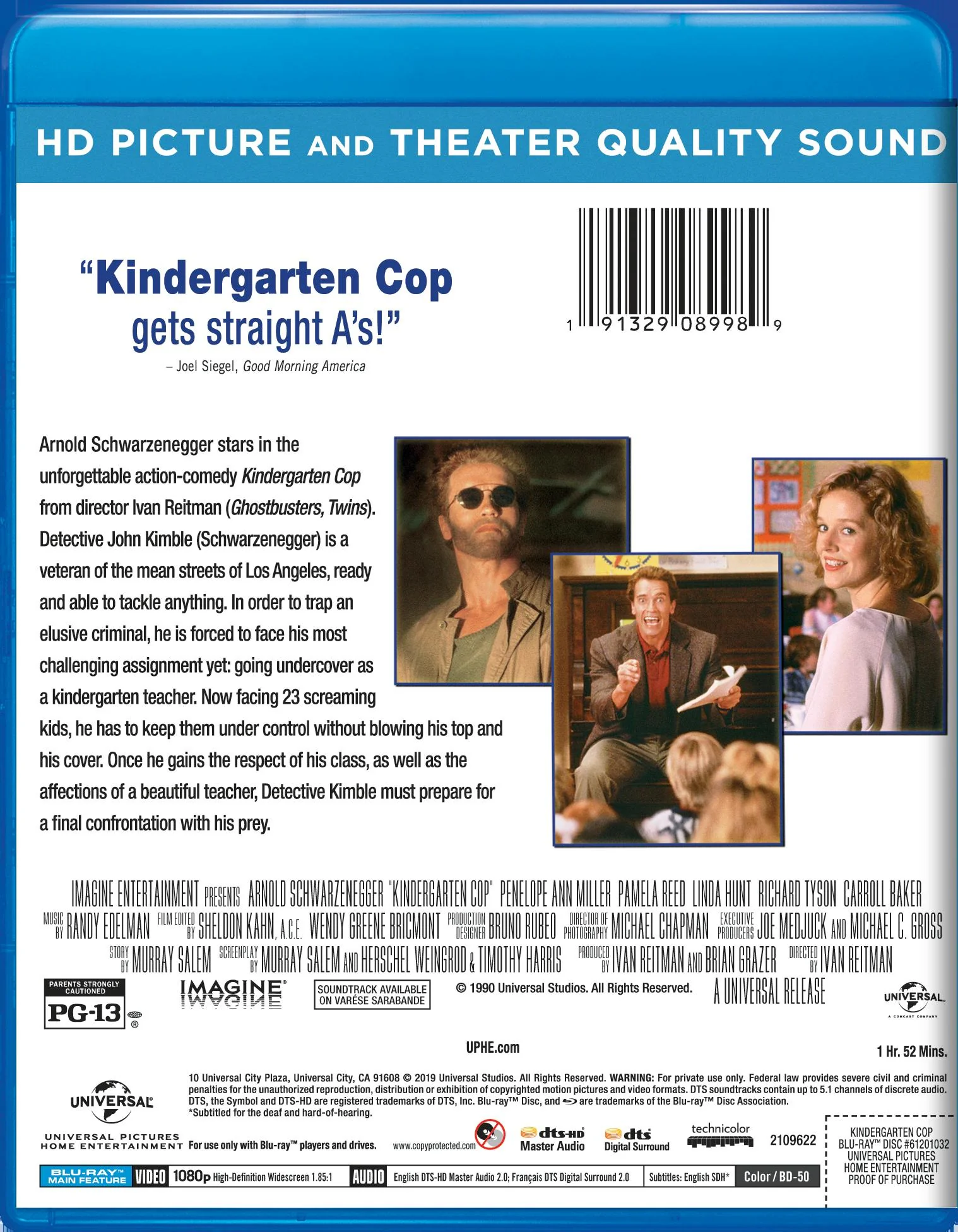 Kindergarten Cop (Blu-ray New Box Art) [Blu-ray] - Image 2