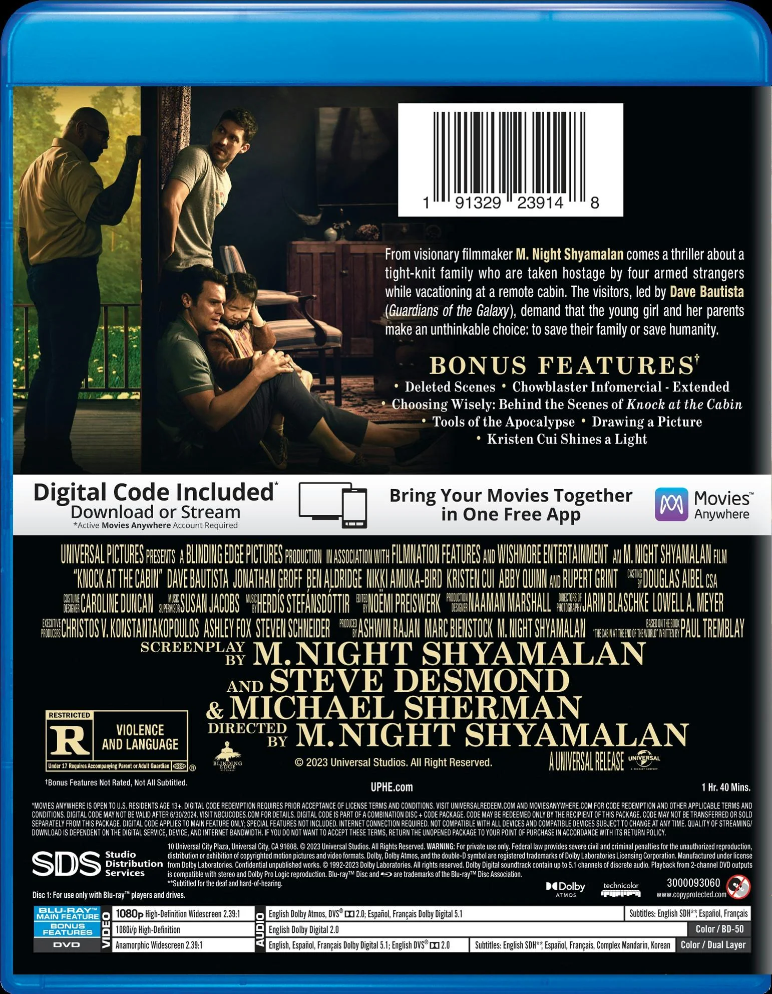 Knock at the Cabin (with DVD) [Blu-ray] - Image 3