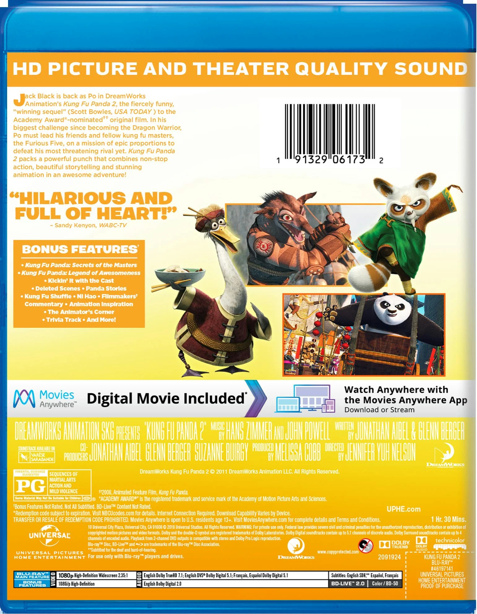 Kung Fu Panda 2 (Blu-ray New Box Art) [Blu-ray] - Image 2