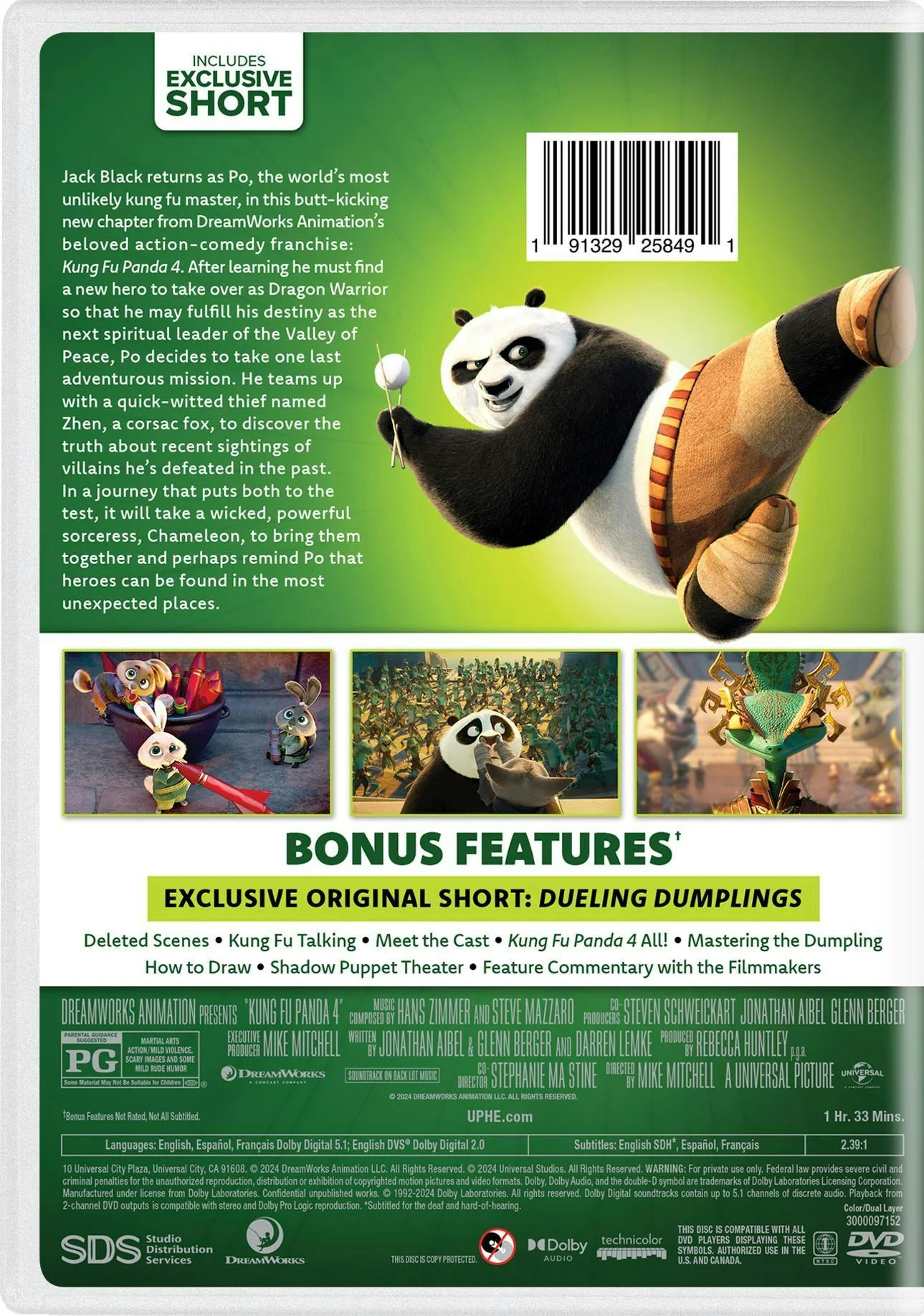 Kung Fu Panda 4 [DVD] - Image 3