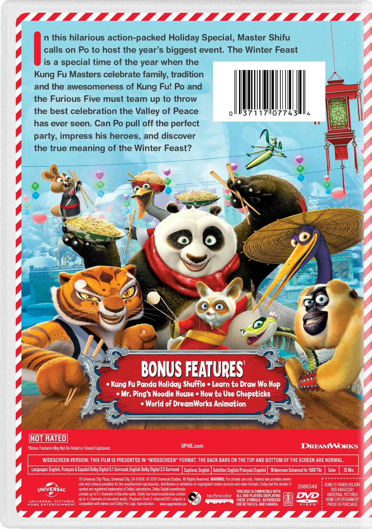 Kung Fu Panda Holiday (DVD Holiday Edition) [DVD] - Image 2