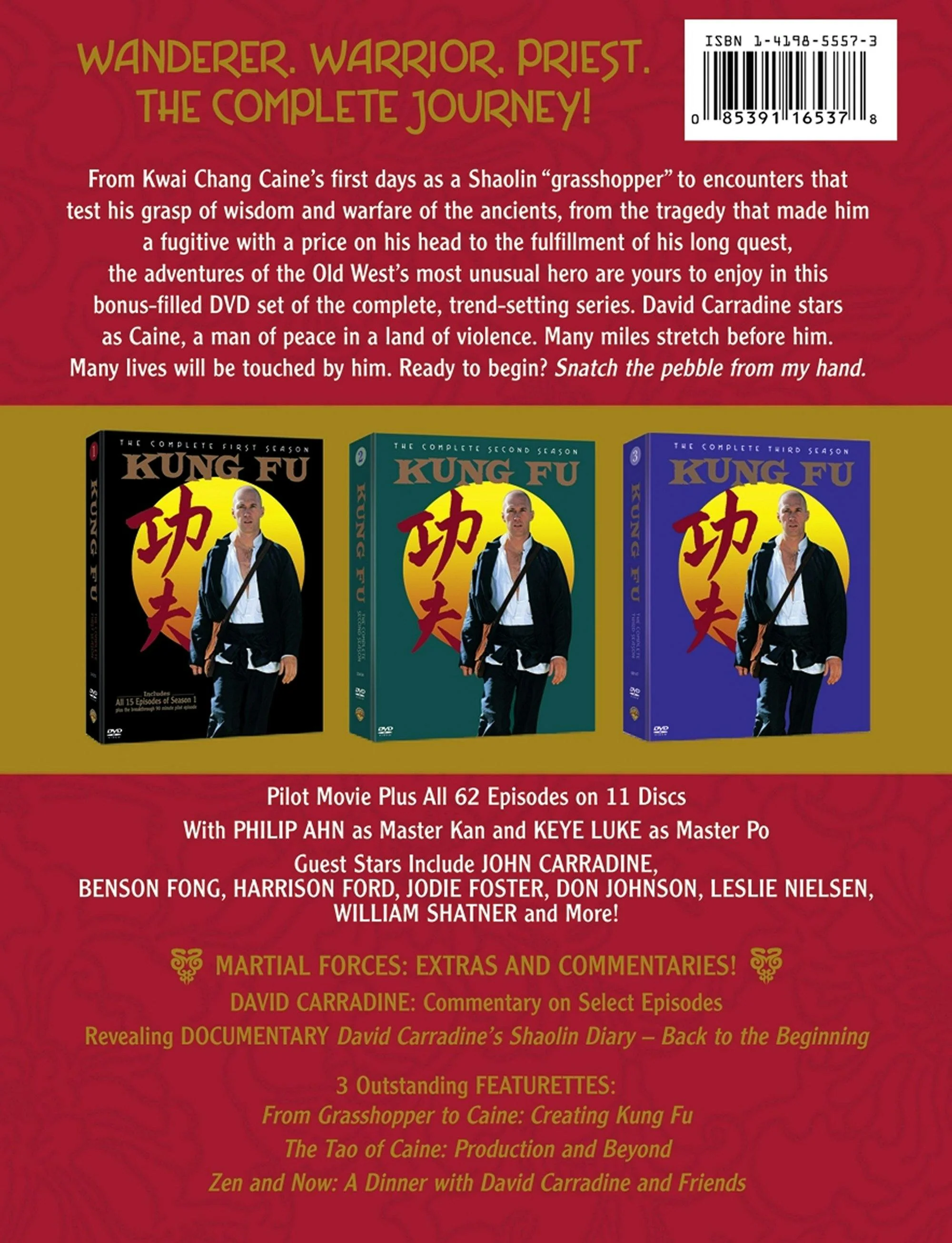 Kung Fu: The Complete Series (Box Set) [DVD] - Image 2