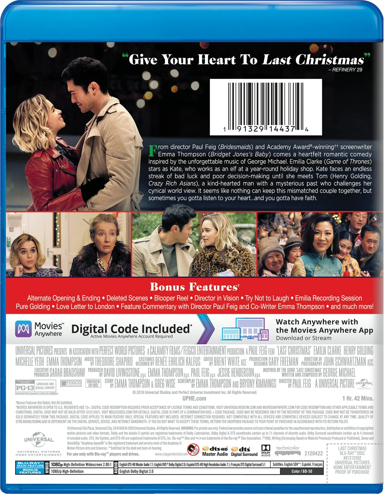 Last Christmas (Blu-ray New Box Art) [Blu-ray] - Image 2