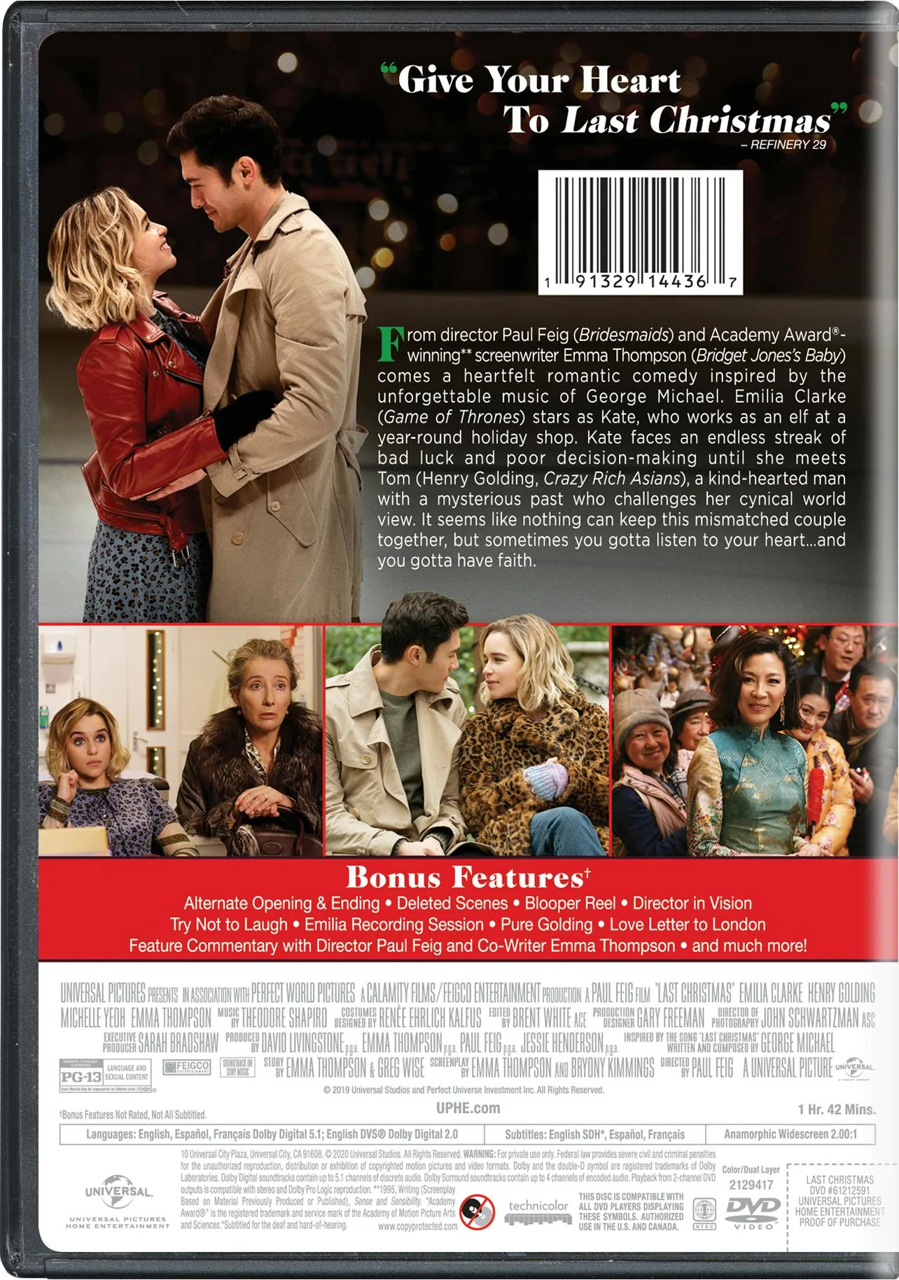 Last Christmas (DVD New Box Art) [DVD] - Image 2
