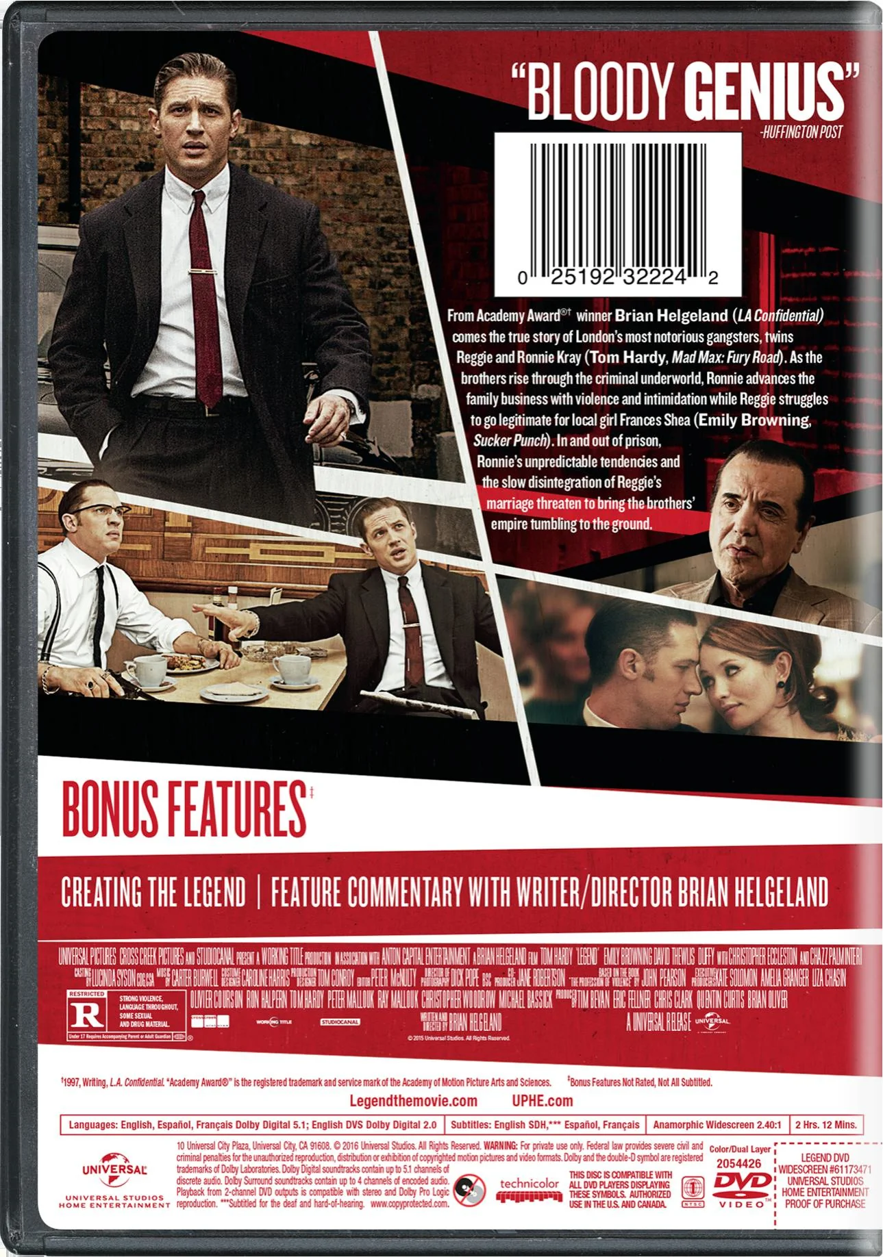 Legend (2015) [DVD] - Image 3