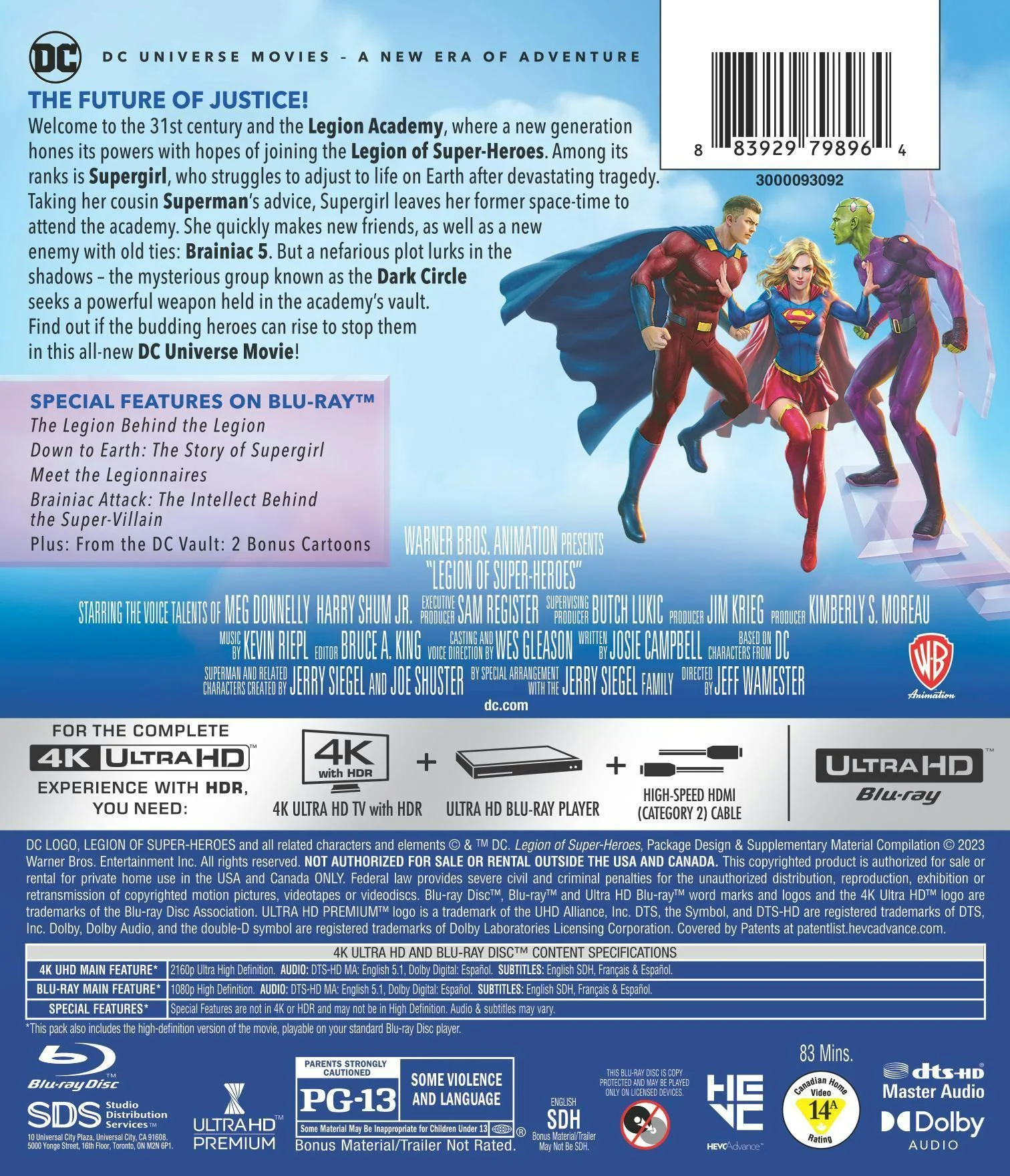 Legion of Super-heroes (4K Ultra HD + Blu-ray) [UHD] - Image 3