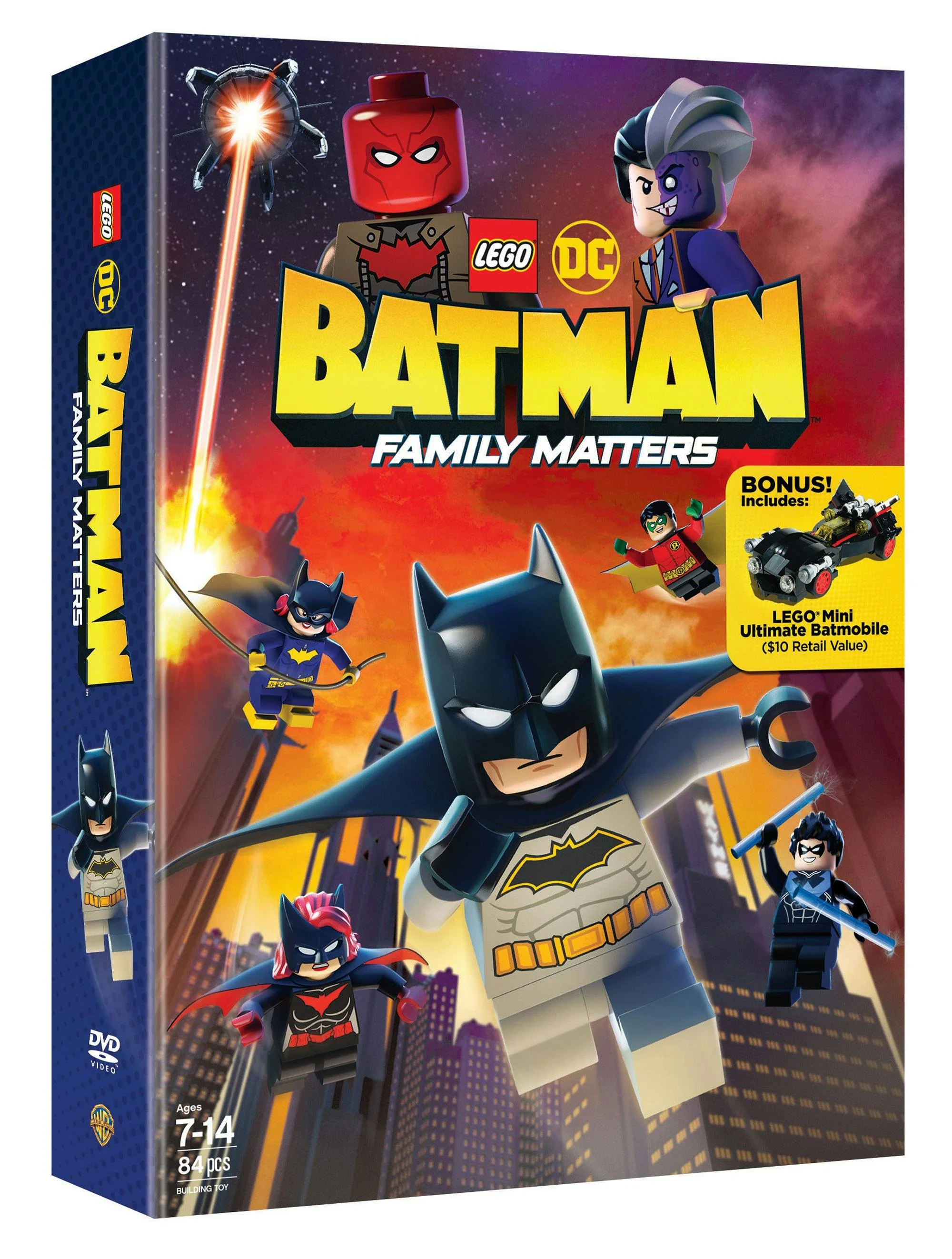 LEGO DC: Batman: Family Matters w/ LEGO Batmobile Premium (DVD + Toy) [DVD] - Image 2