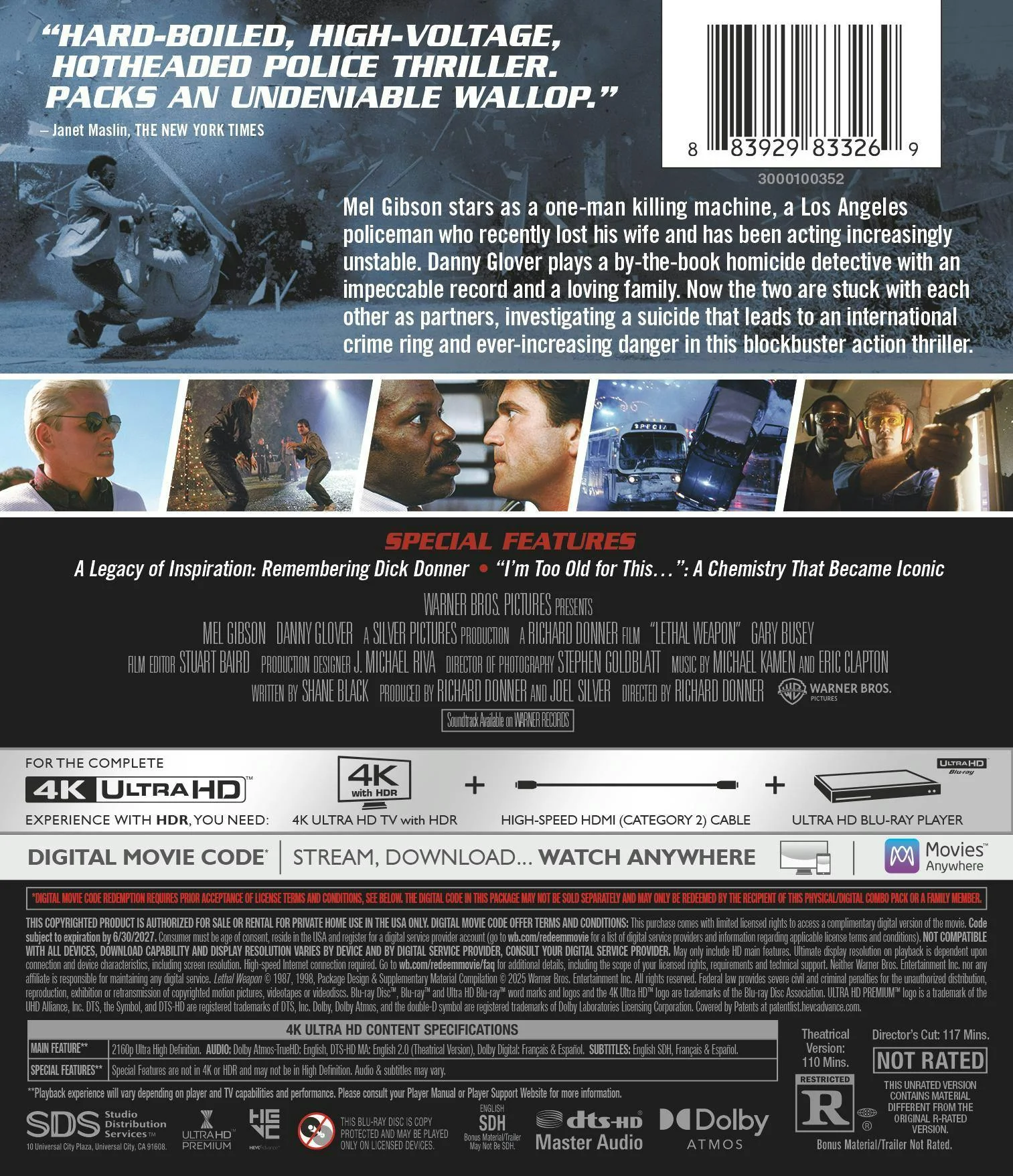 Lethal Weapon (4K Ultra HD + Digital) [UHD] - Image 3