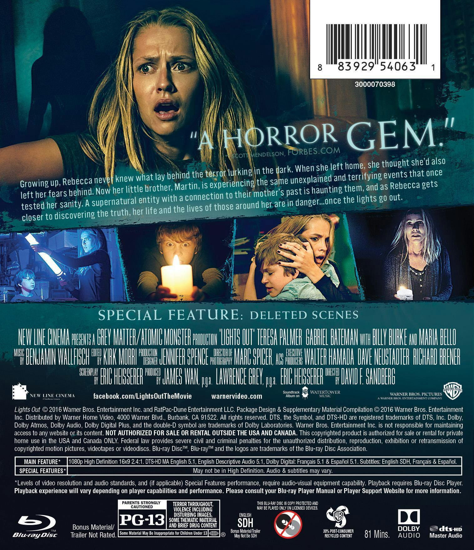Lights Out [Blu-ray] - Image 2
