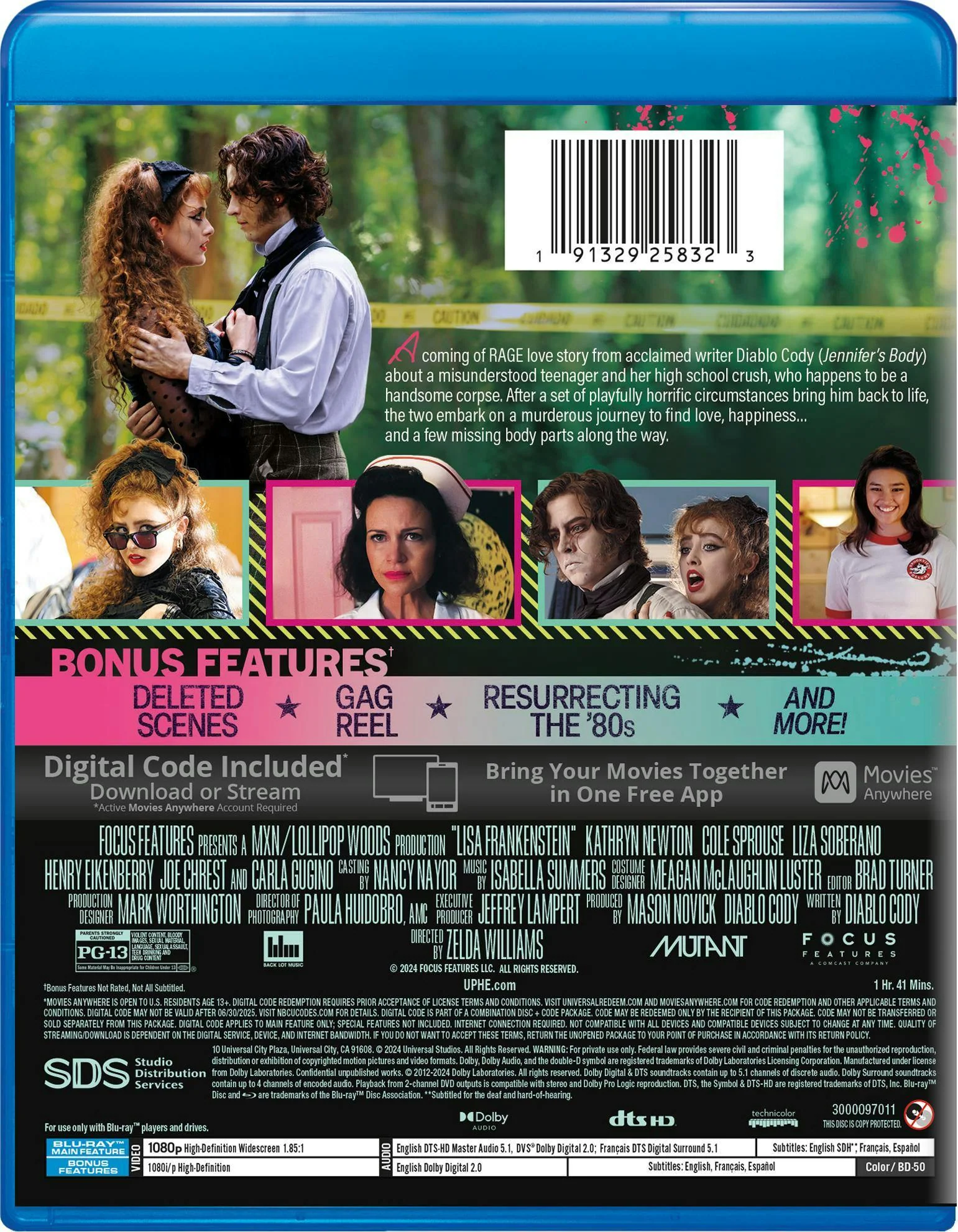Lisa Frankenstein (Blu-ray + Digital) [Blu-ray] - Image 3