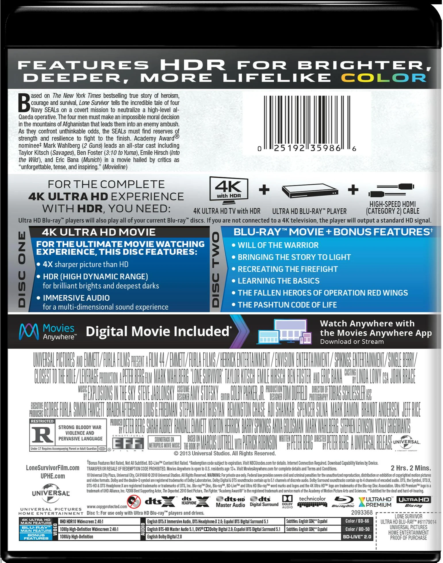 Lone Survivor [DVD] - Image 2