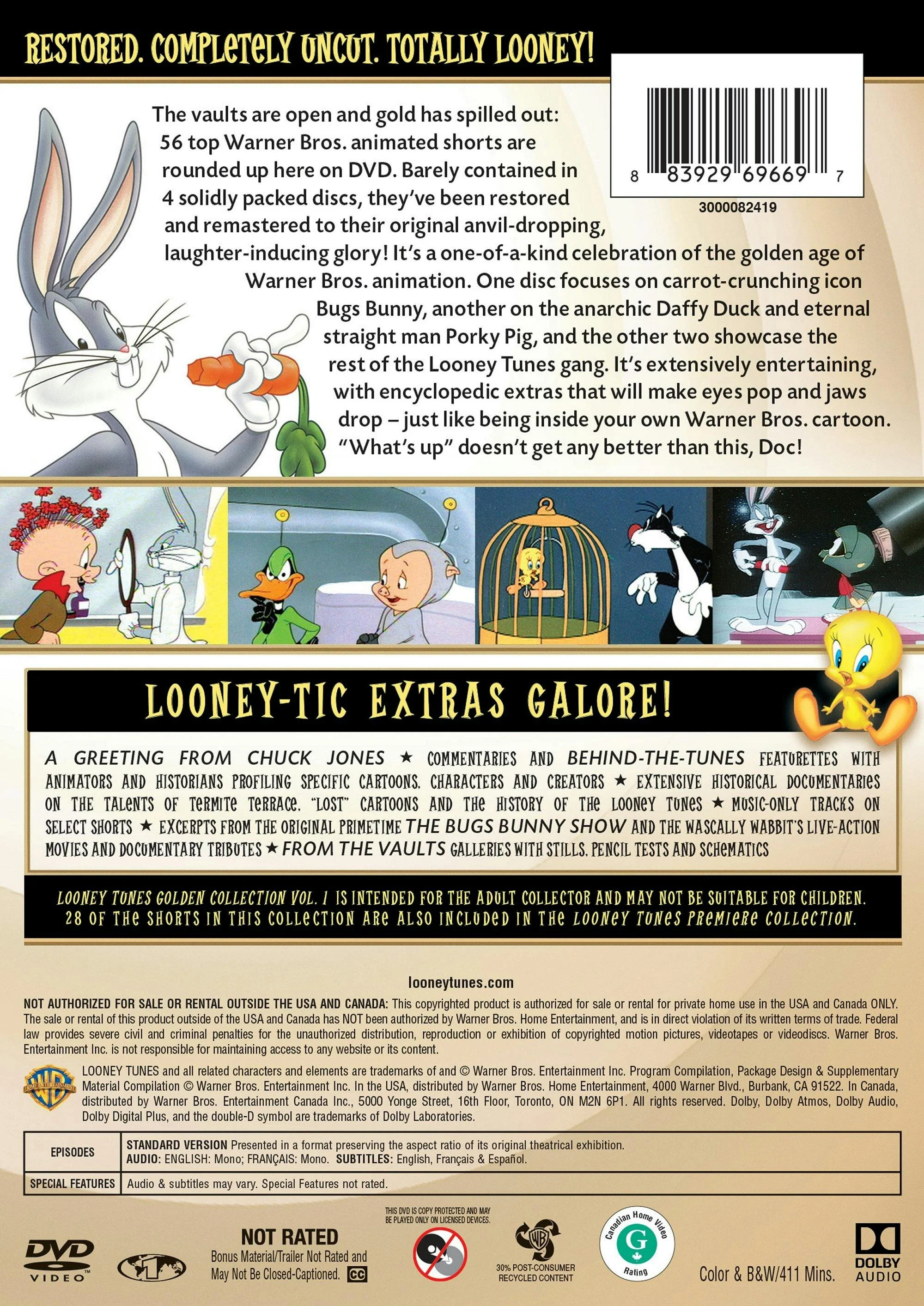Looney Tunes: Golden Collection - 1 (Box Set) [DVD] - Image 2