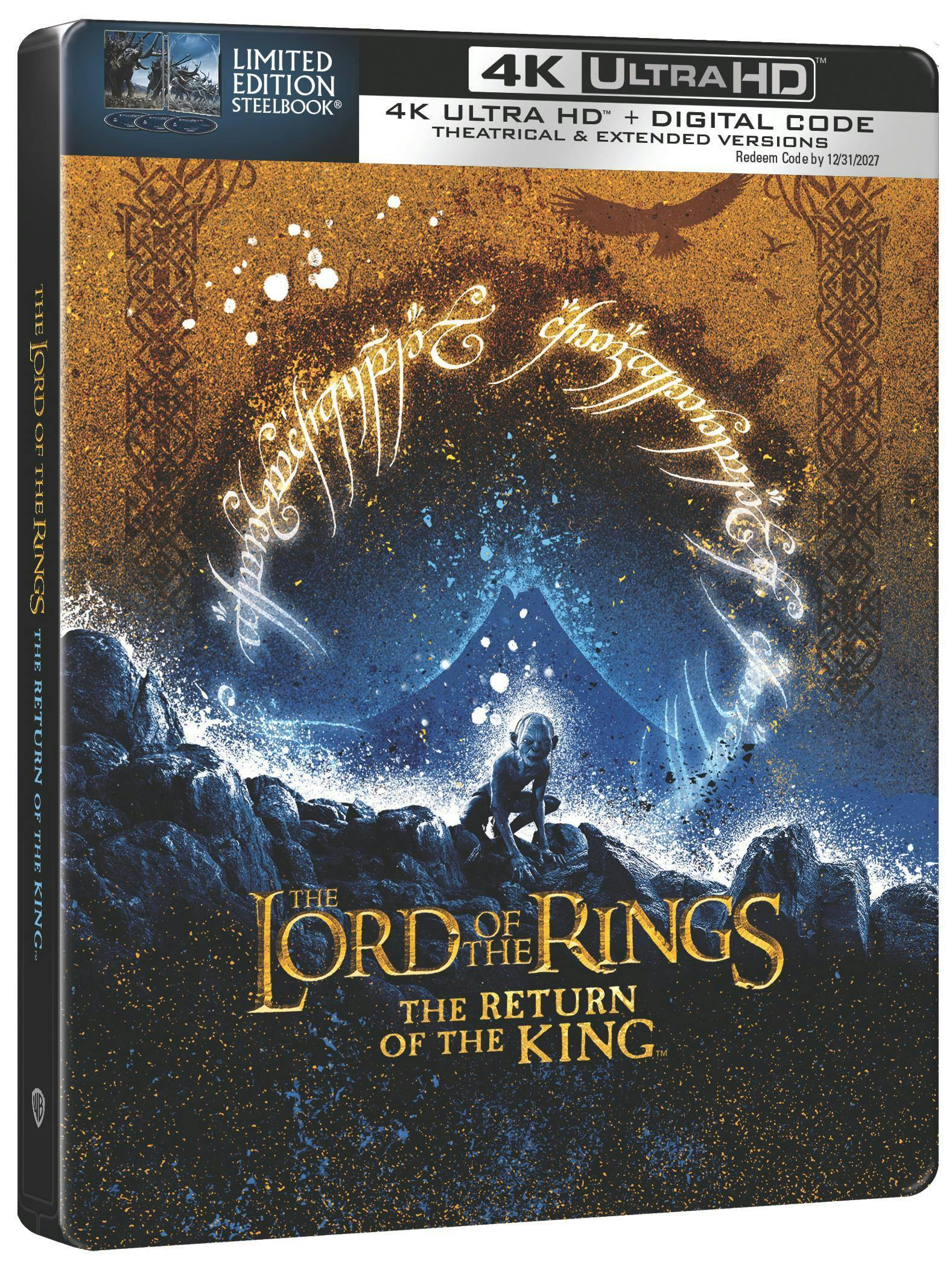 The Lord of the Rings: The Return of the King (Extended & Theatrical Versions) (Limited Edition 4K Ultra HD Steelbook + Digital) [UHD] - Image 2