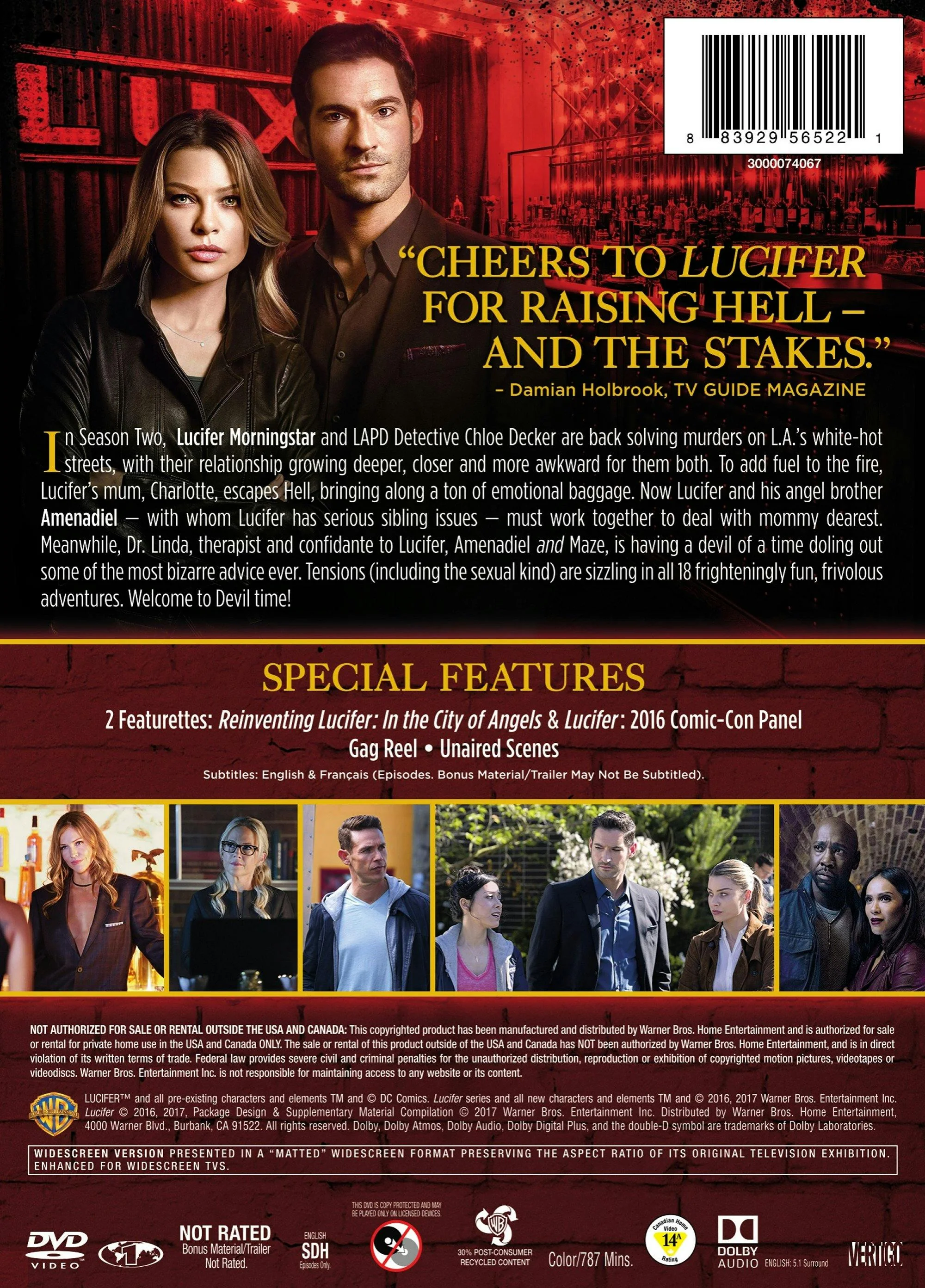 Lucifer: The Complete Second Season (Box Set) [DVD] - Image 2