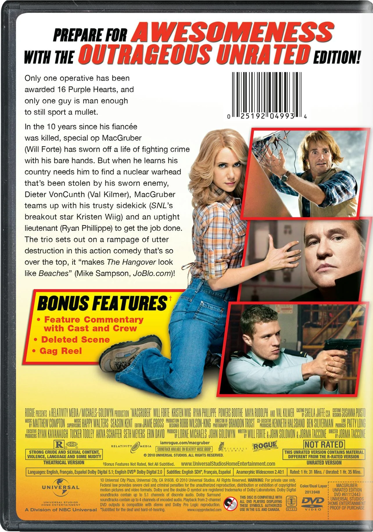 MacGruber (DVD Unrated) [DVD] - Image 2
