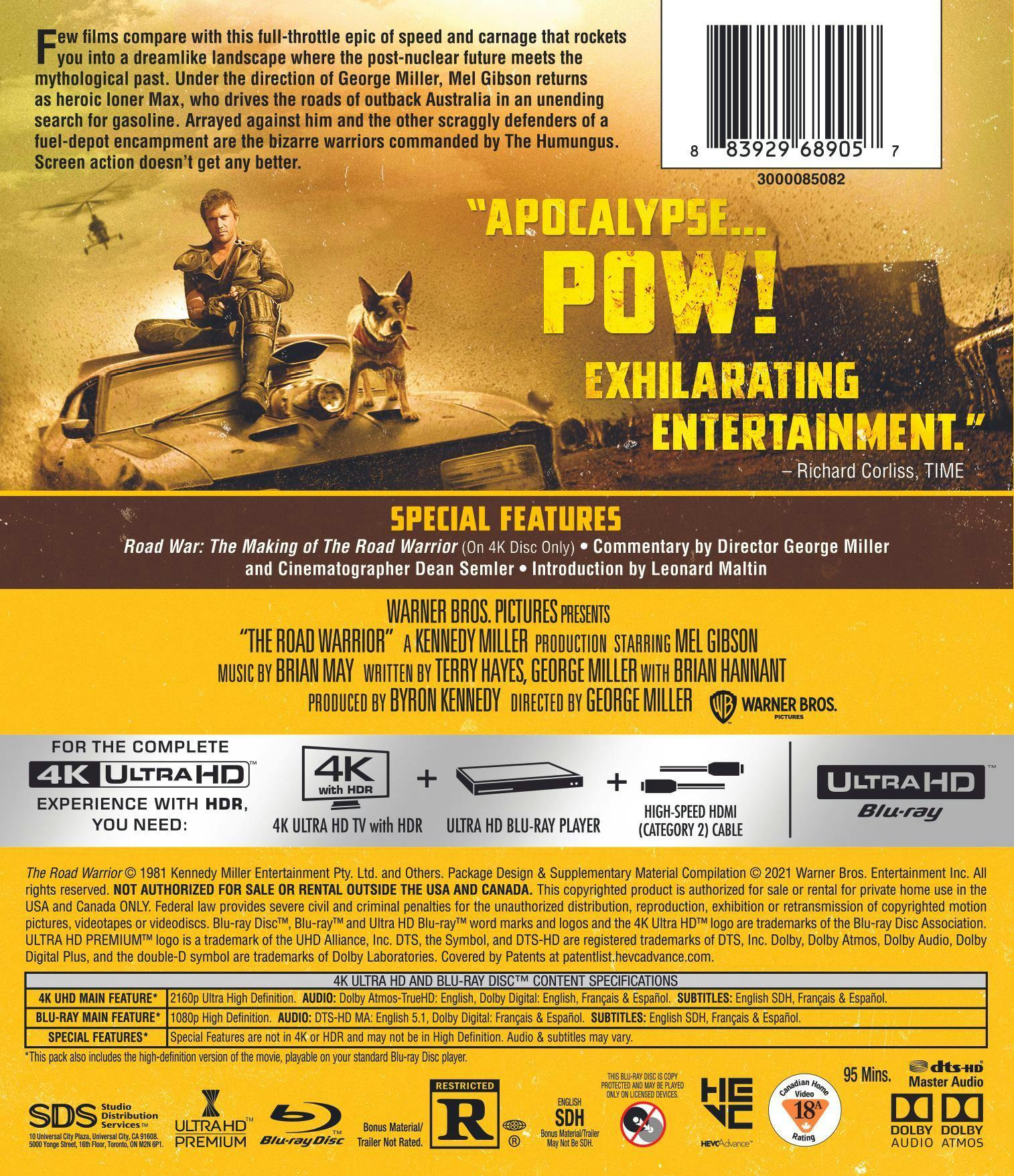 Mad Max 2 (4K Ultra HD + Blu-ray) [UHD] - Image 3