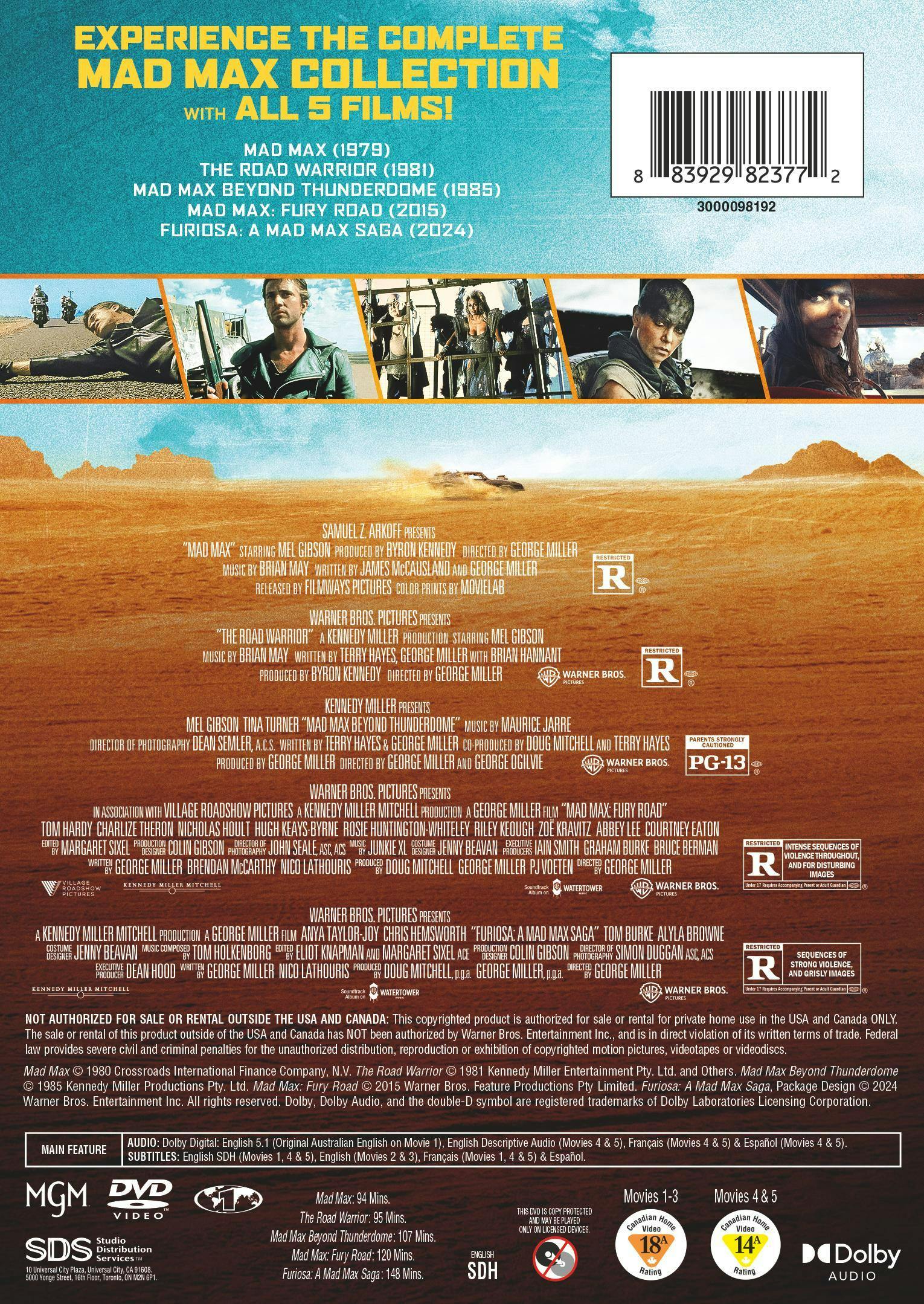 Mad Max 5-Film Collection [DVD] - Image 3