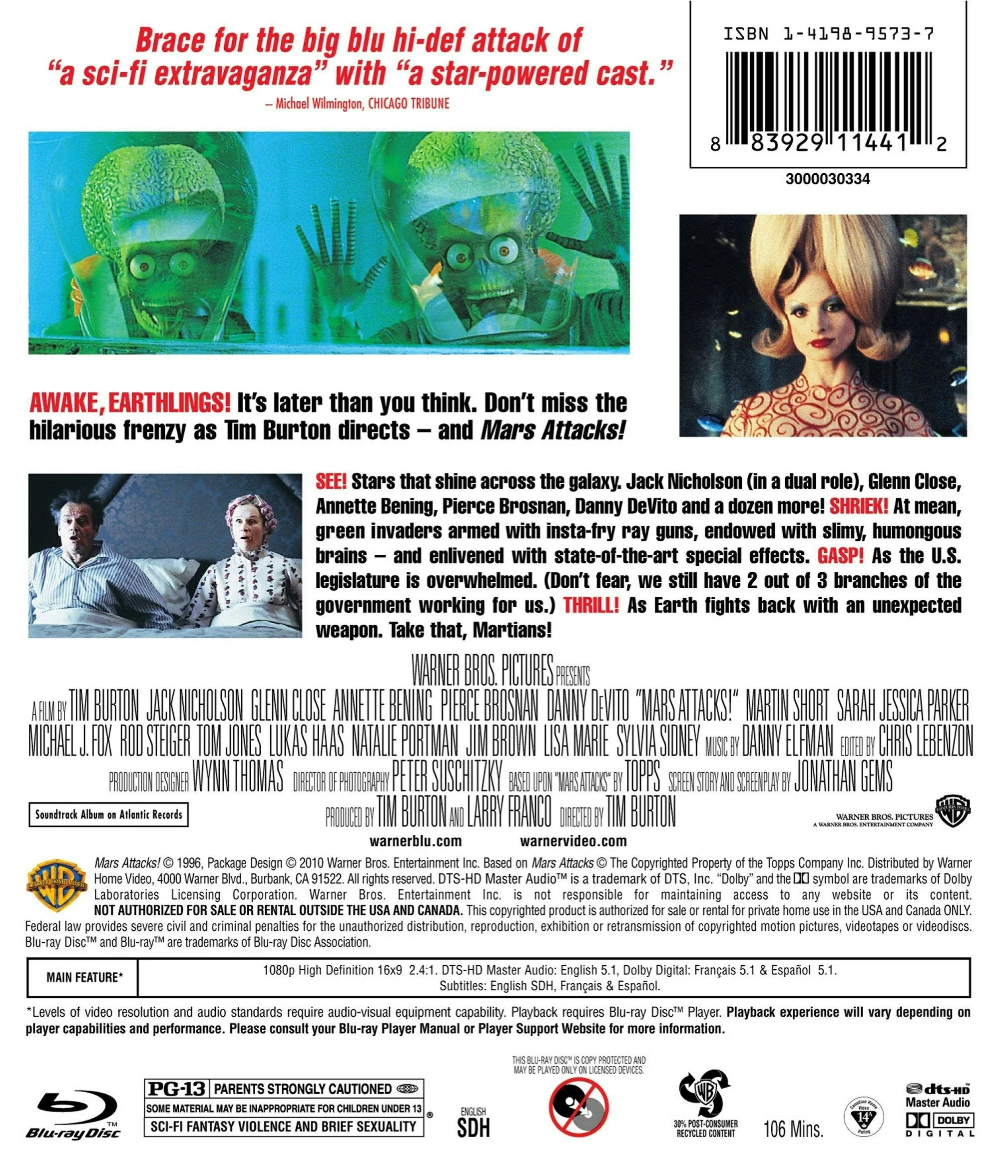 Mars Attacks! [Blu-ray] - Image 2