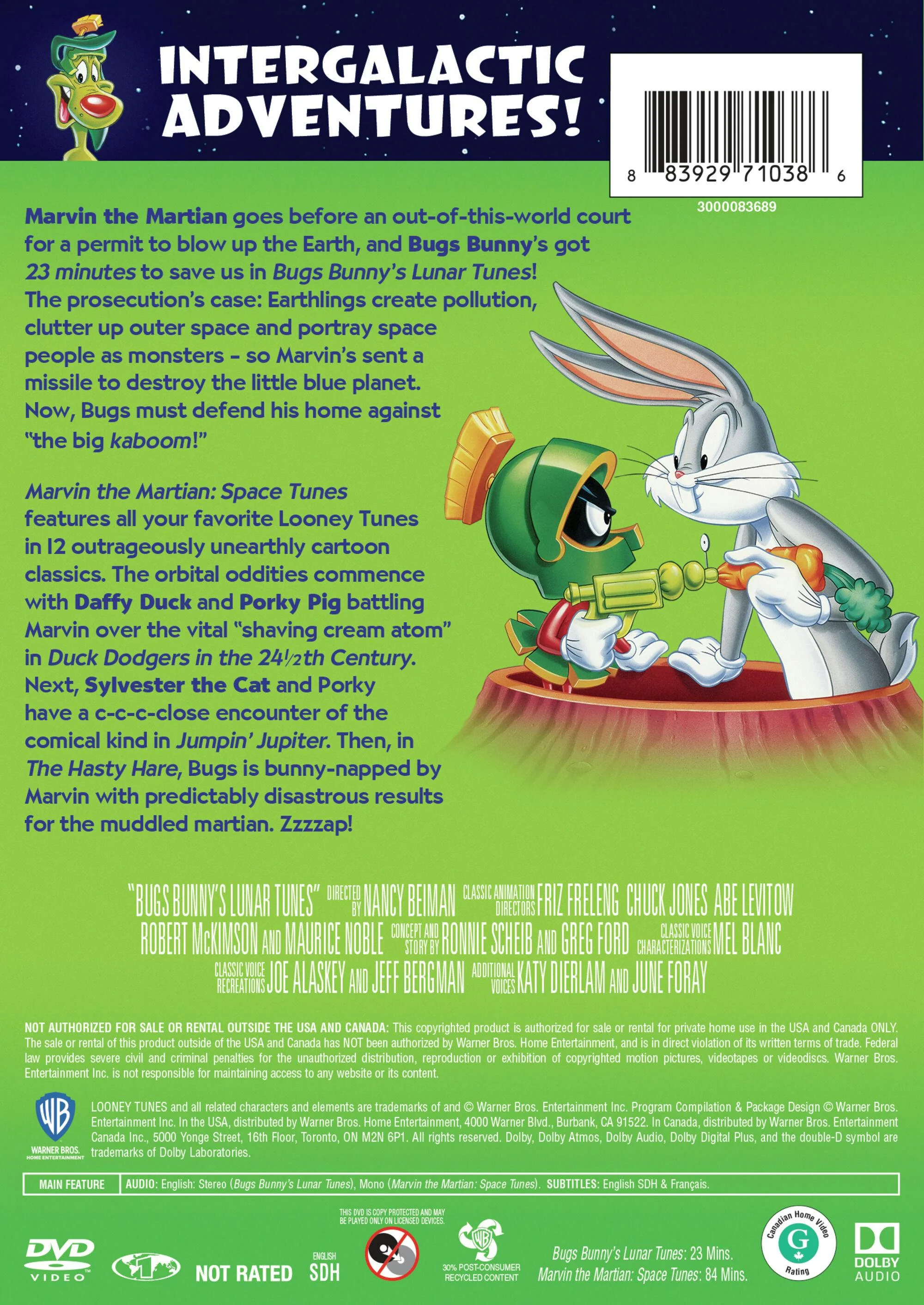 Marvin the Martian: Space Tunes/Bugs Bunny's Lunar Tunes (DVD Double Feature) [DVD] - Image 2