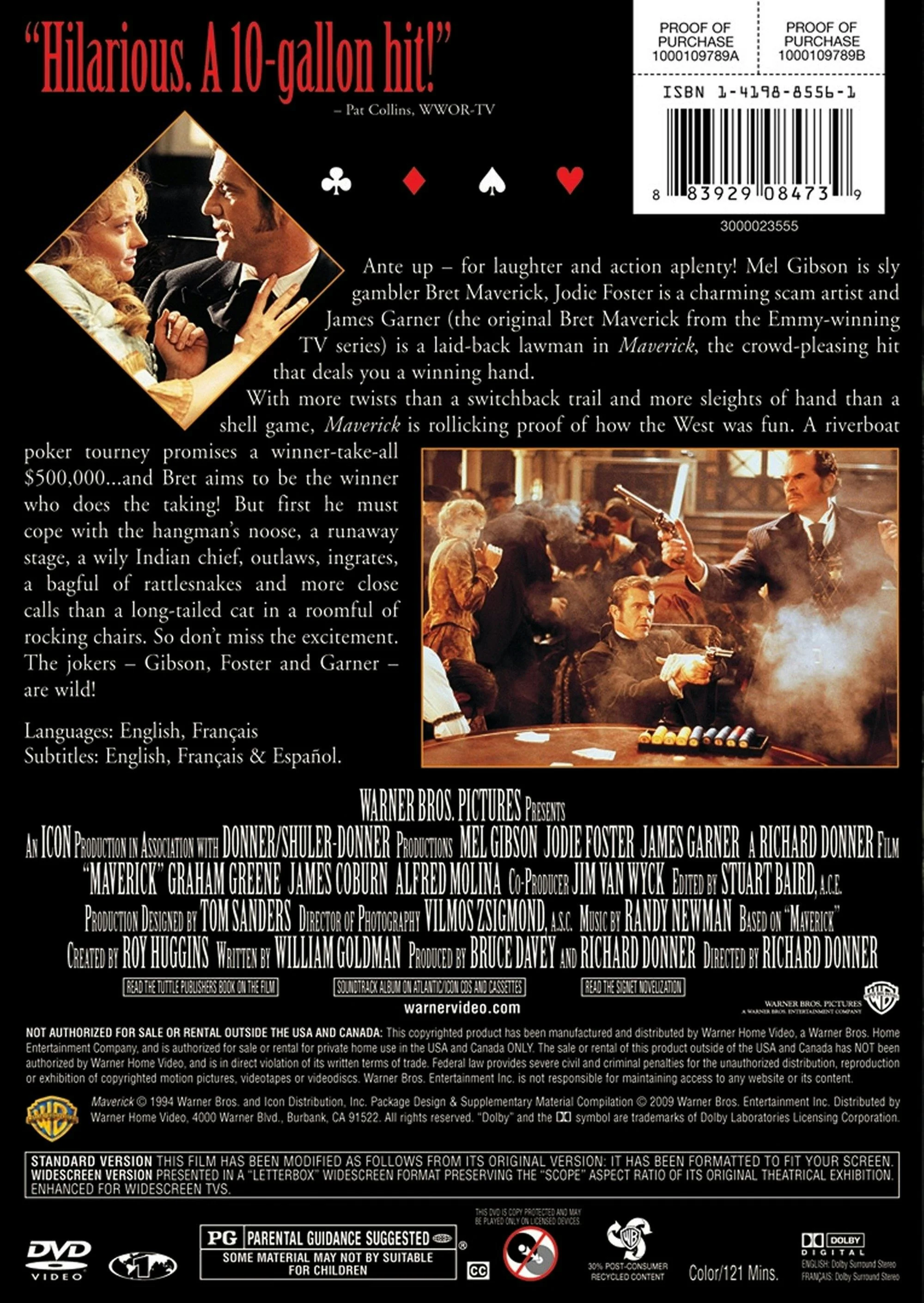Maverick (DVD New Packaging) [DVD] - Image 2