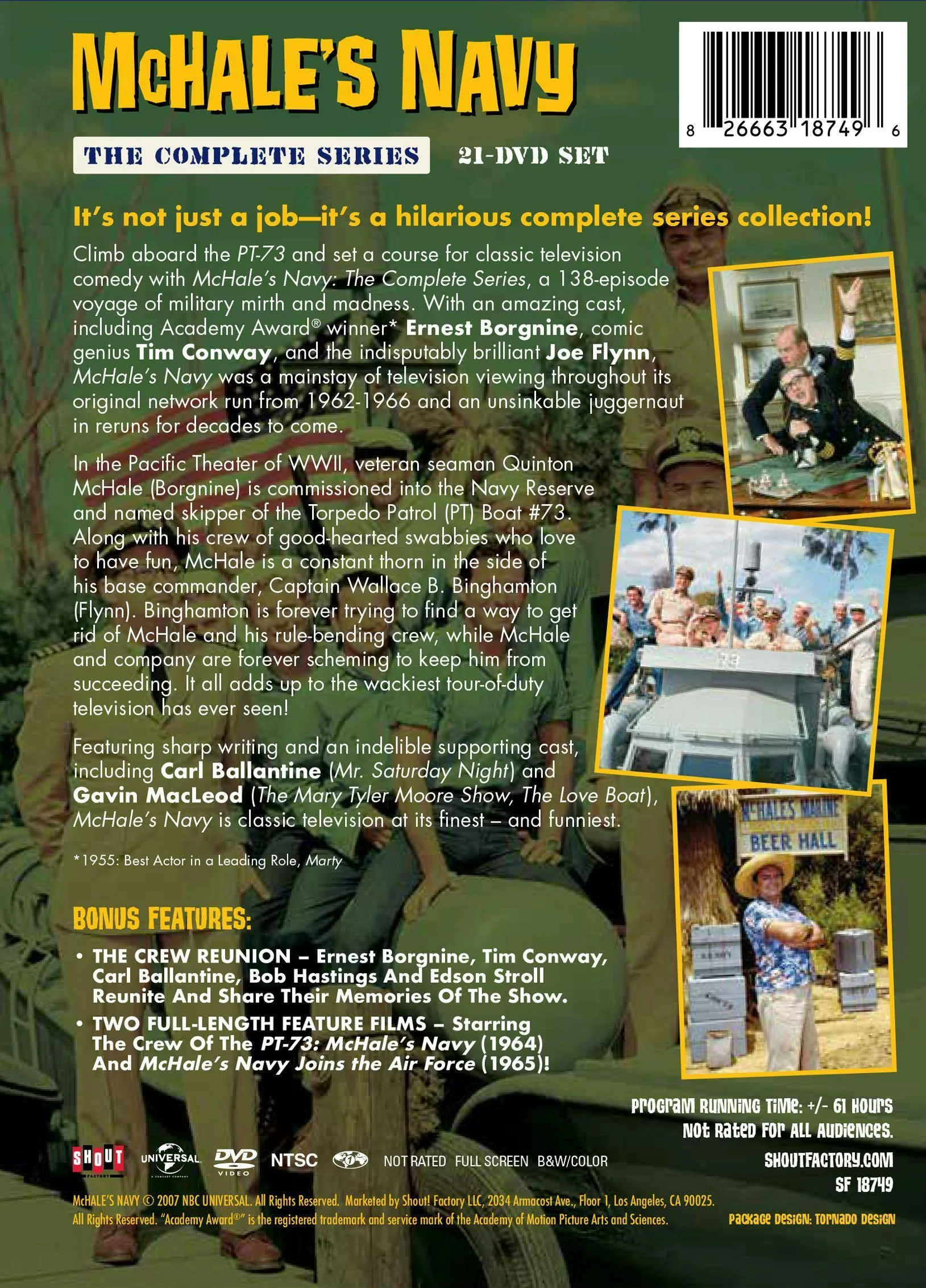 McHale's Navy: The Complete Series [DVD] - Image 3
