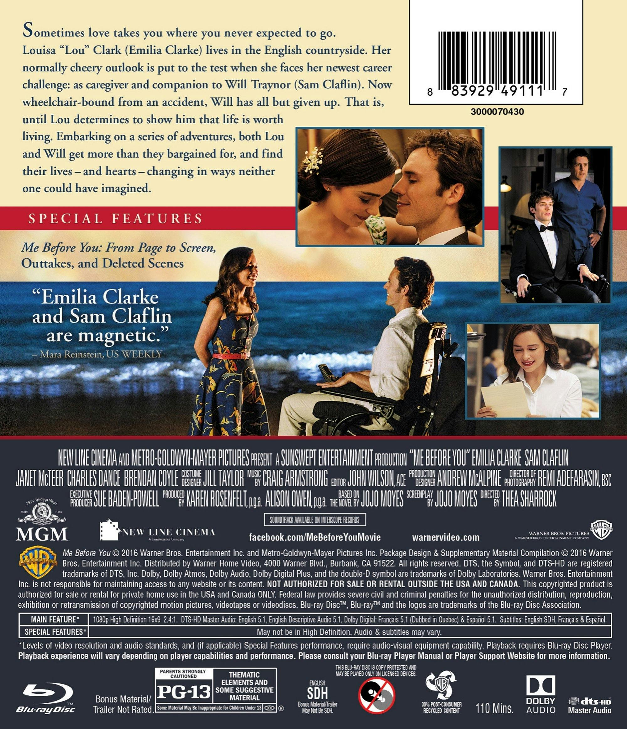 Me Before You [Blu-ray] - Image 2