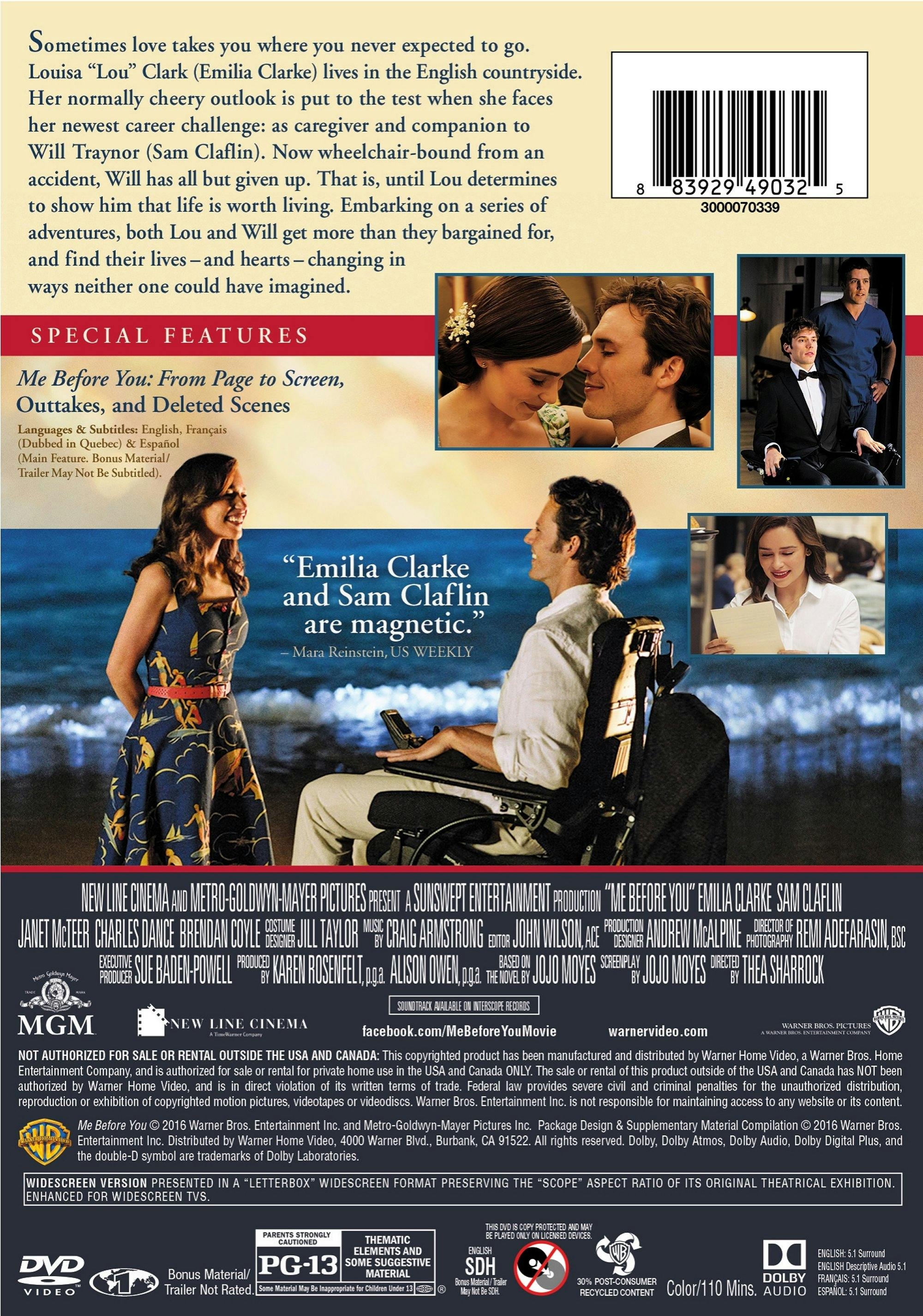 Me Before You [DVD] - Image 2
