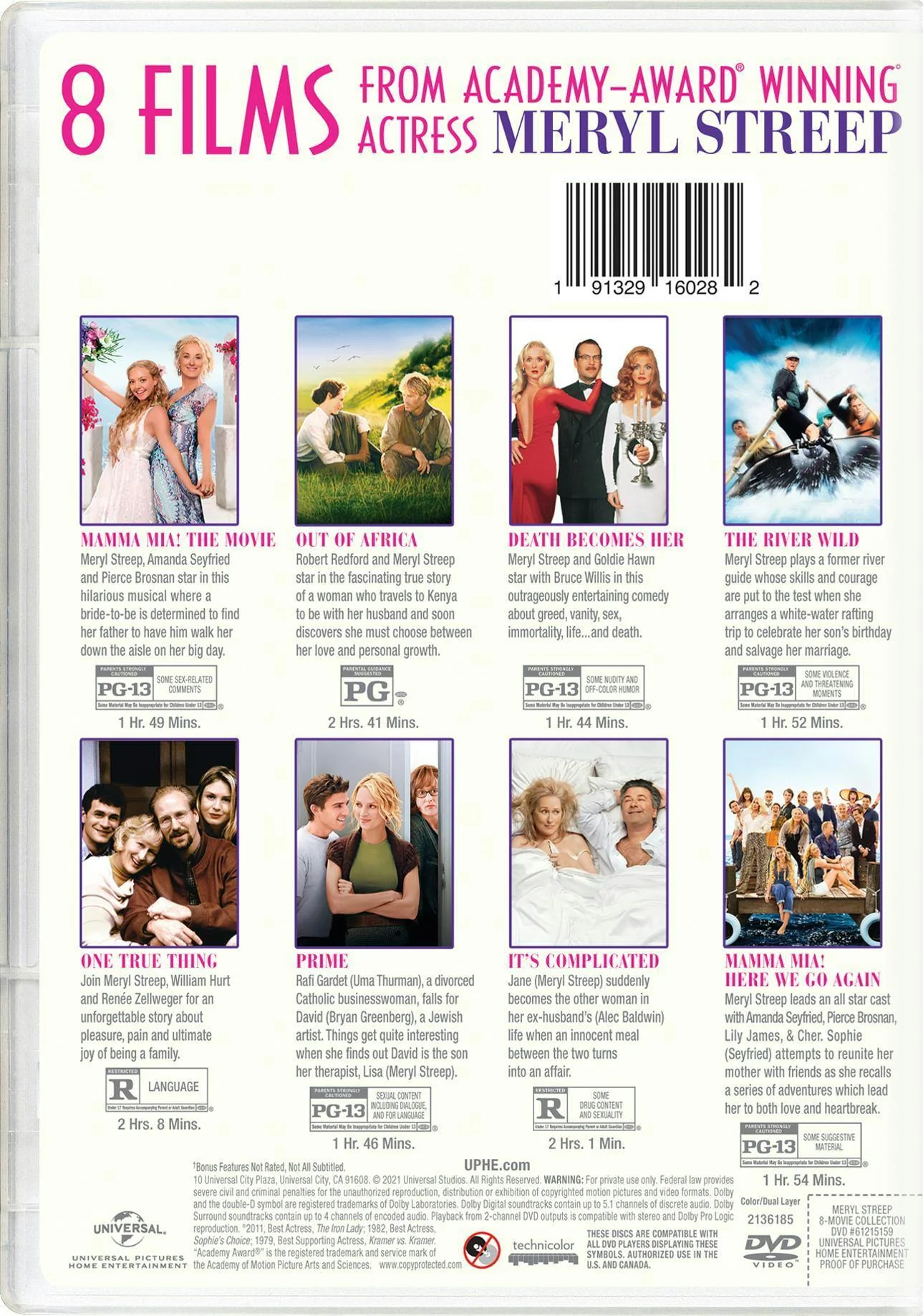 Meryl Streep 8-Movie Collection (DVD Set) [DVD] - Image 2