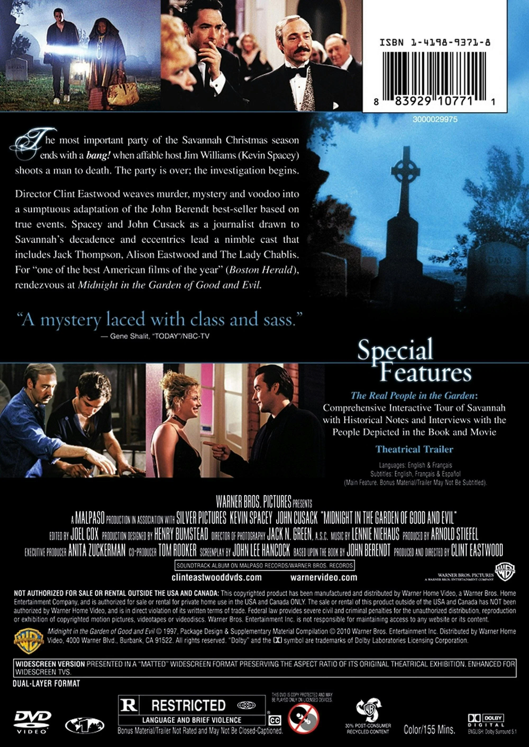 Midnight in the Garden of Good and Evil [DVD] - Image 2