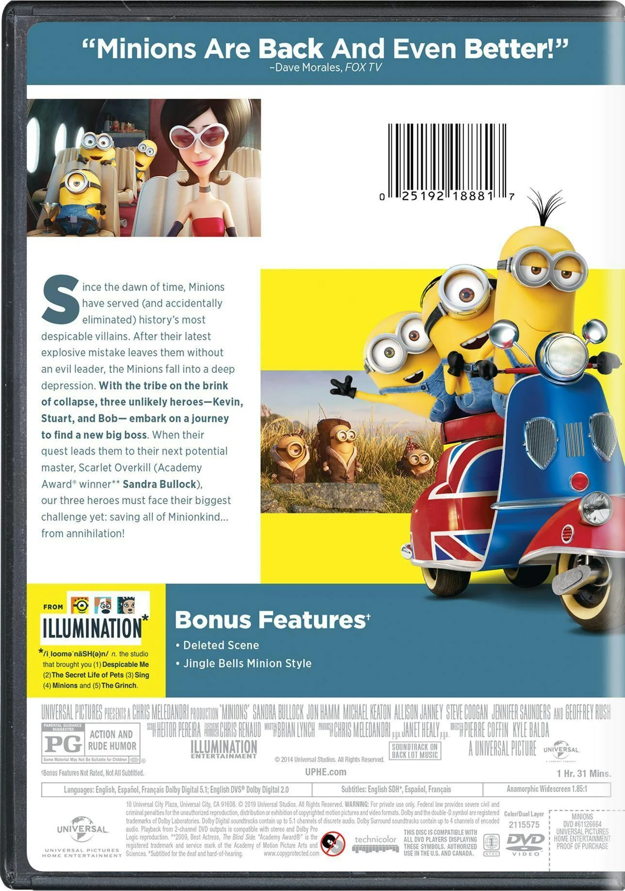 Minions [DVD] - Image 2