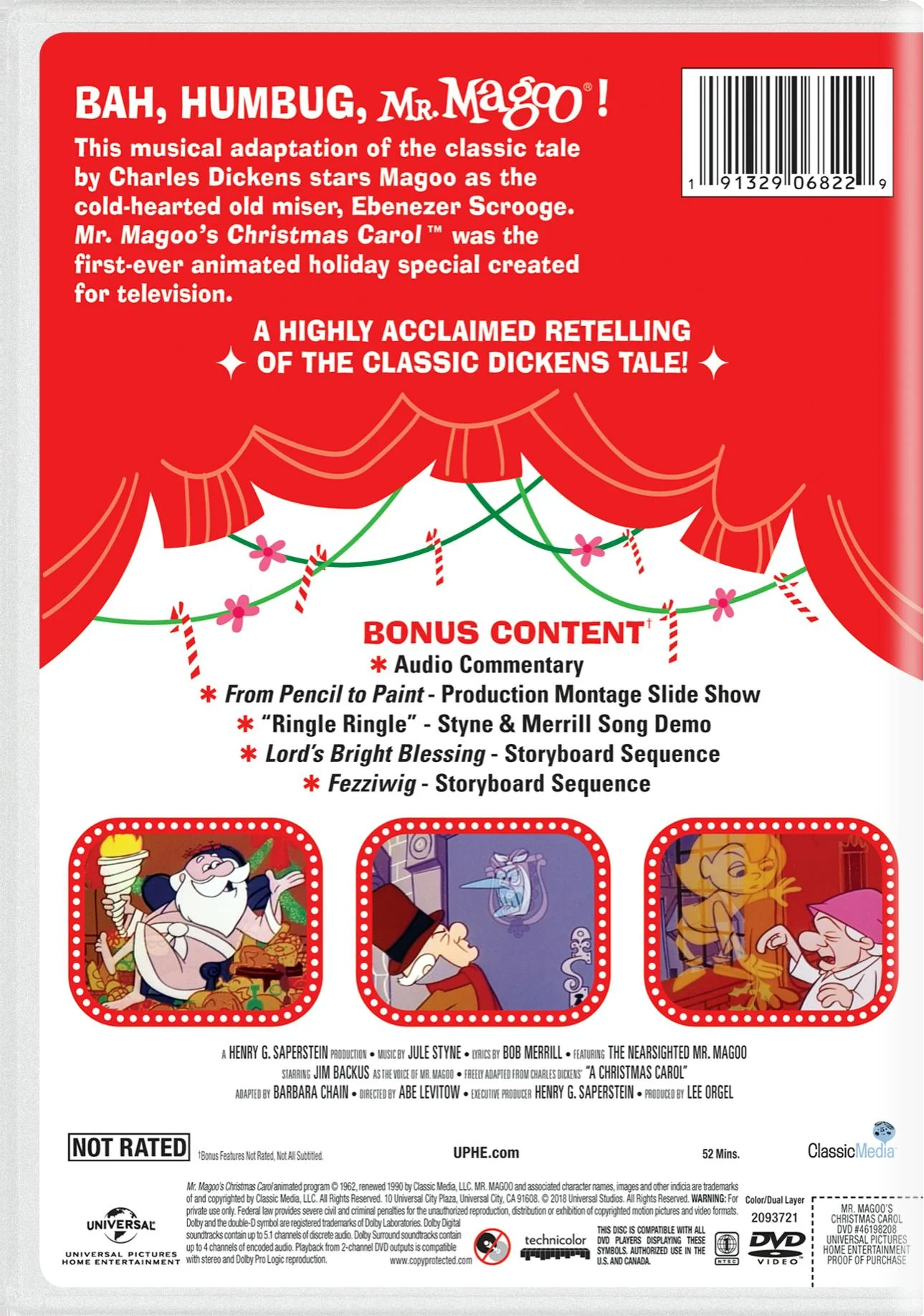 Mr Magoo's Christmas Carol [DVD] - Image 2