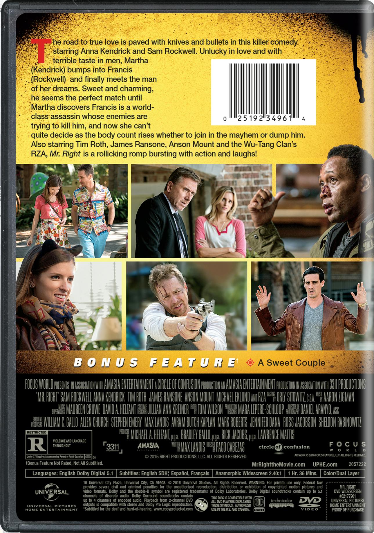 Mr. Right [DVD] - Image 2