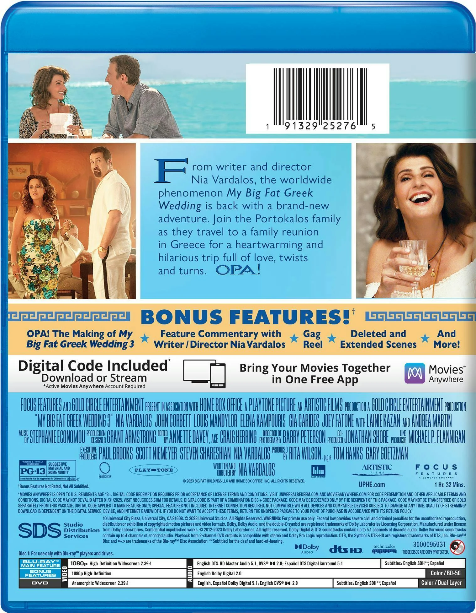My Big Fat Greek Wedding 3 (with DVD) [Blu-ray] - Image 3