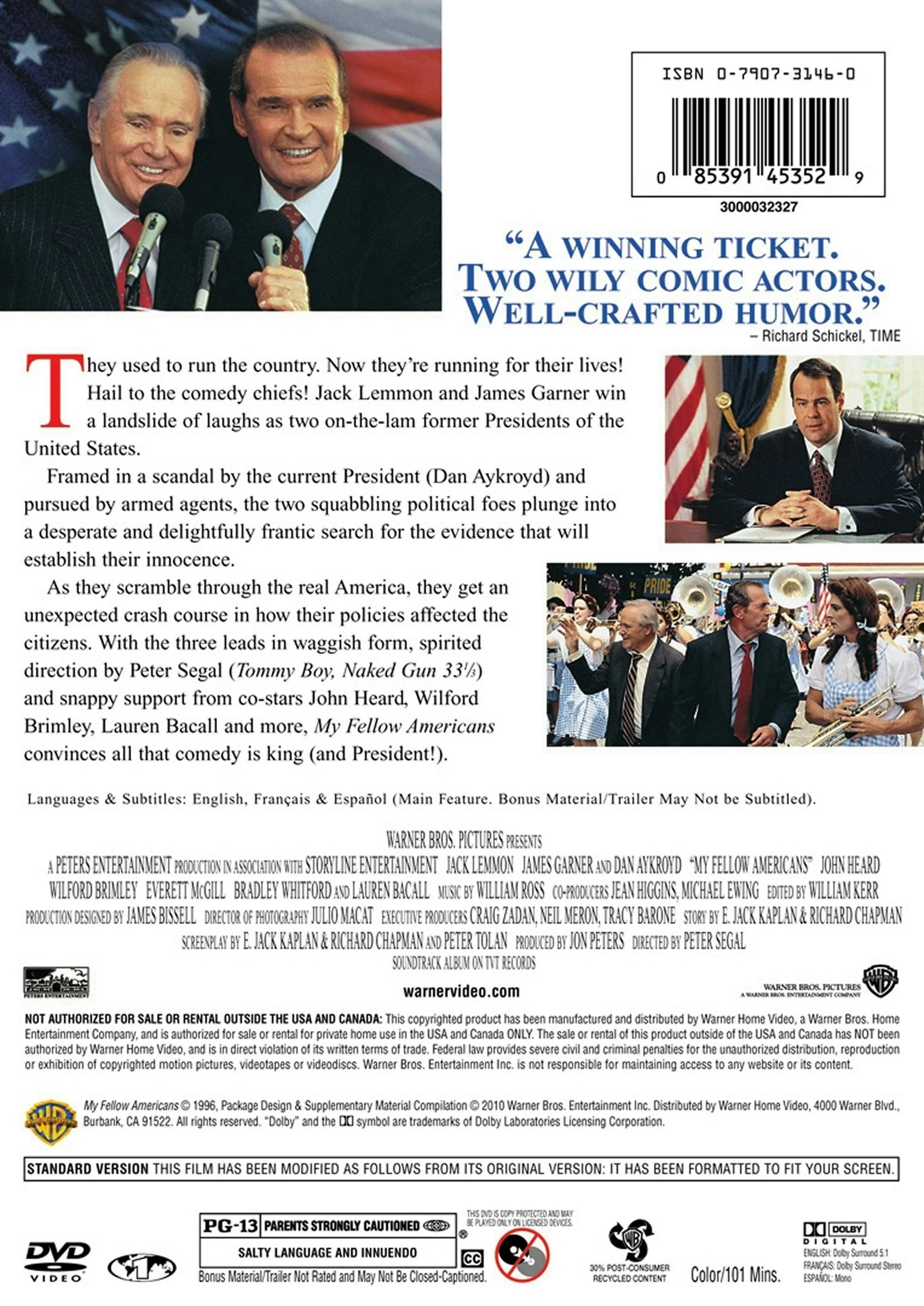 My Fellow Americans [DVD] - Image 2