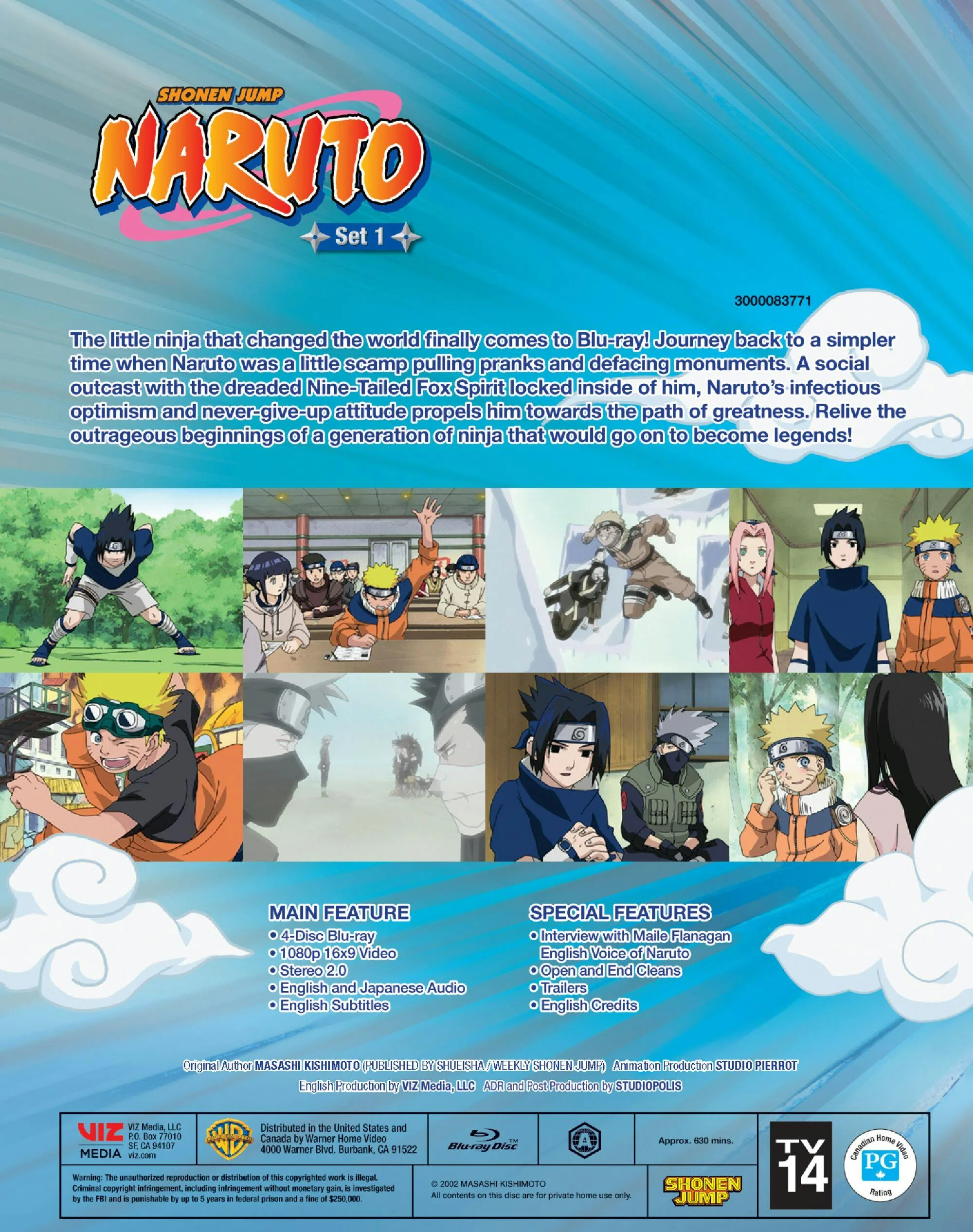 Naruto - Set 1 (Box Set) [Blu-ray] - Image 2