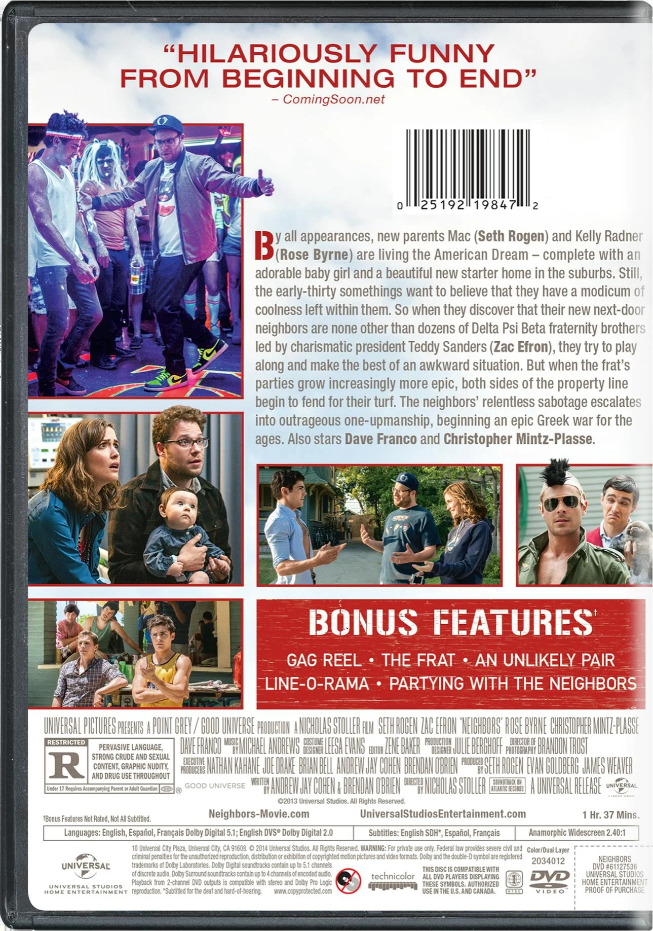Neighbors [DVD] - Image 2