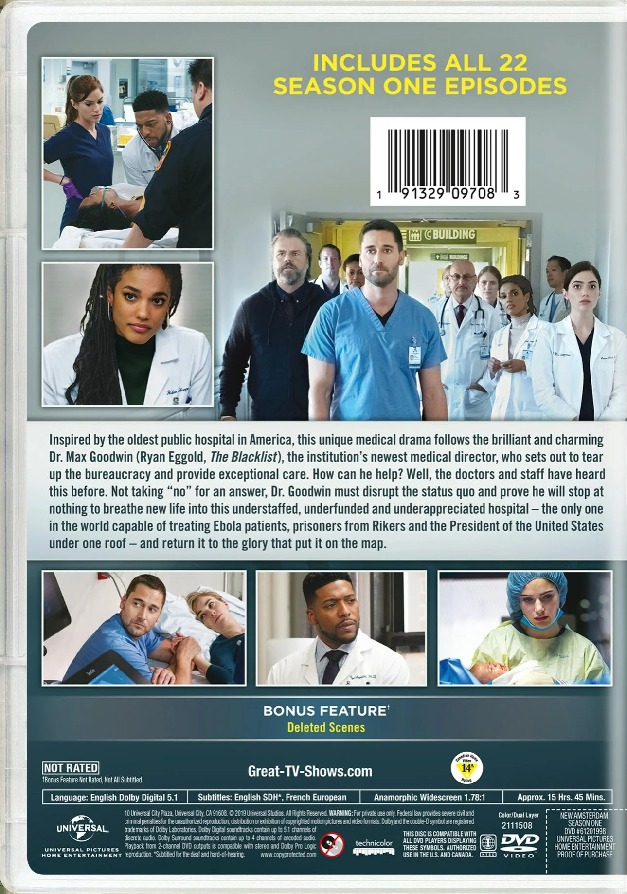New Amsterdam: Season One [DVD] - Image 3