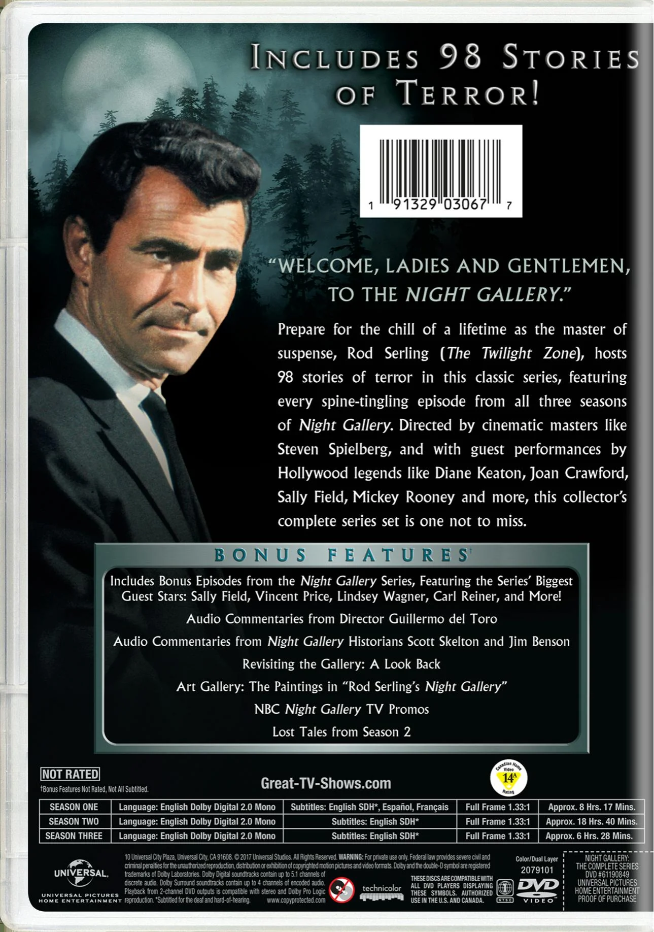 Night Gallery: The Complete Series [DVD] - Image 2