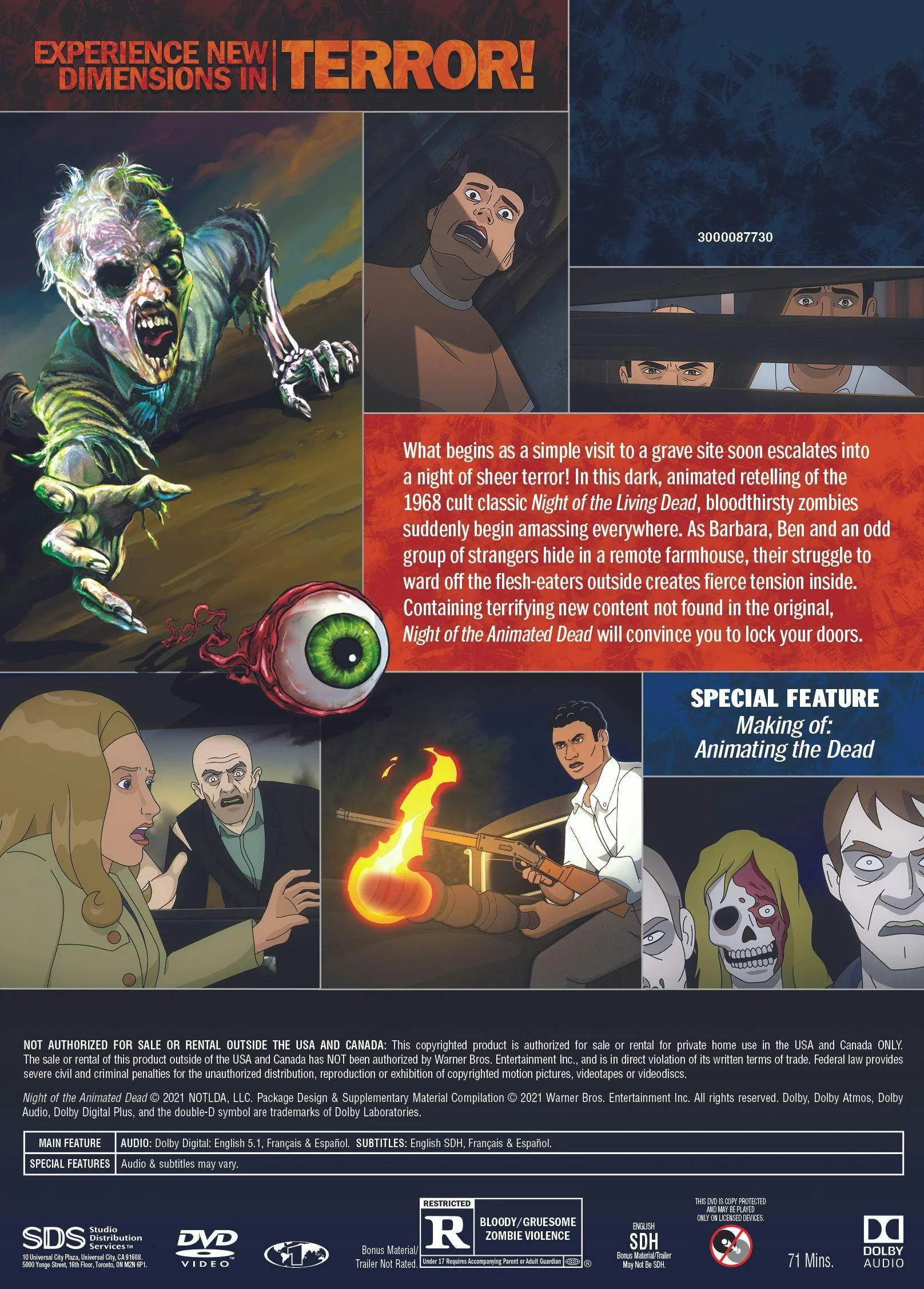 Night of the Animated Dead (DVD + Digital Copy) [DVD] - Image 2