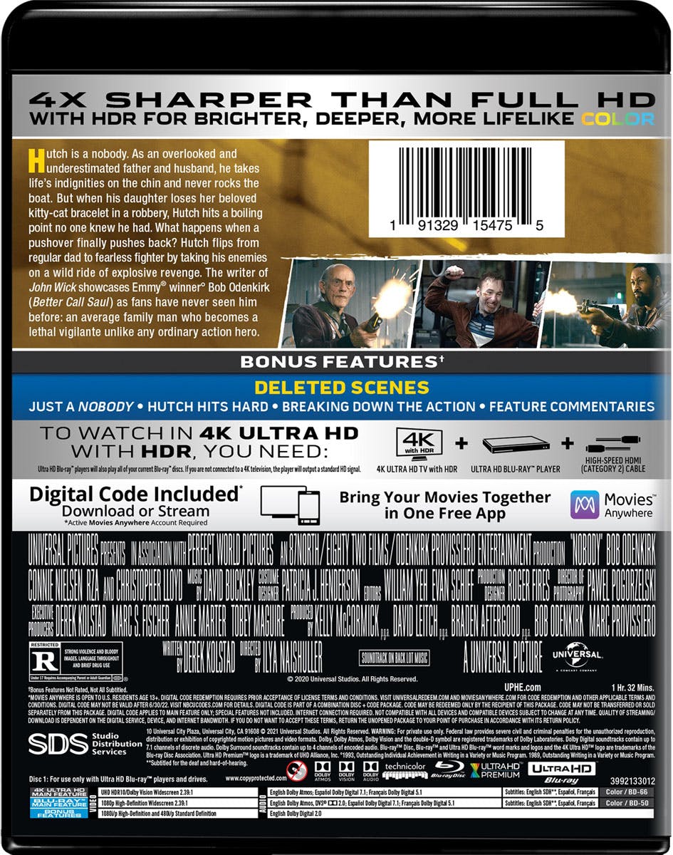 Nobody (4K Ultra HD + Blu-ray) [UHD] - Image 3