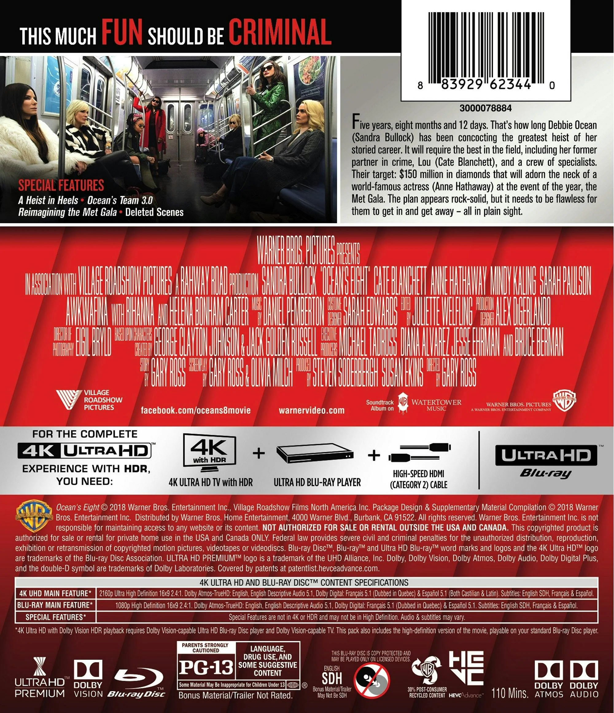 Ocean's 8 [UHD] - Image 3