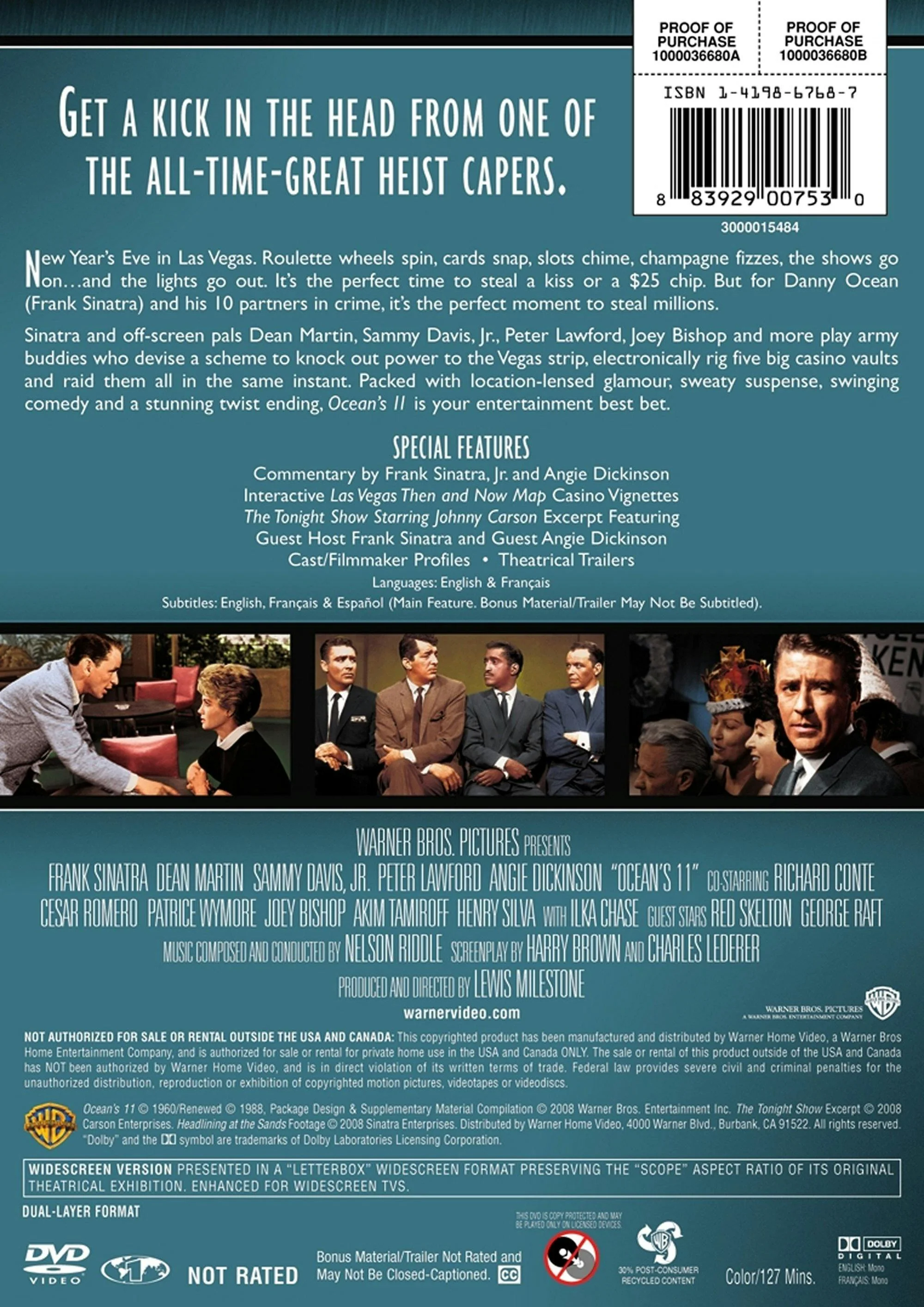 Ocean's 11 (DVD Widescreen) [DVD] - Image 2